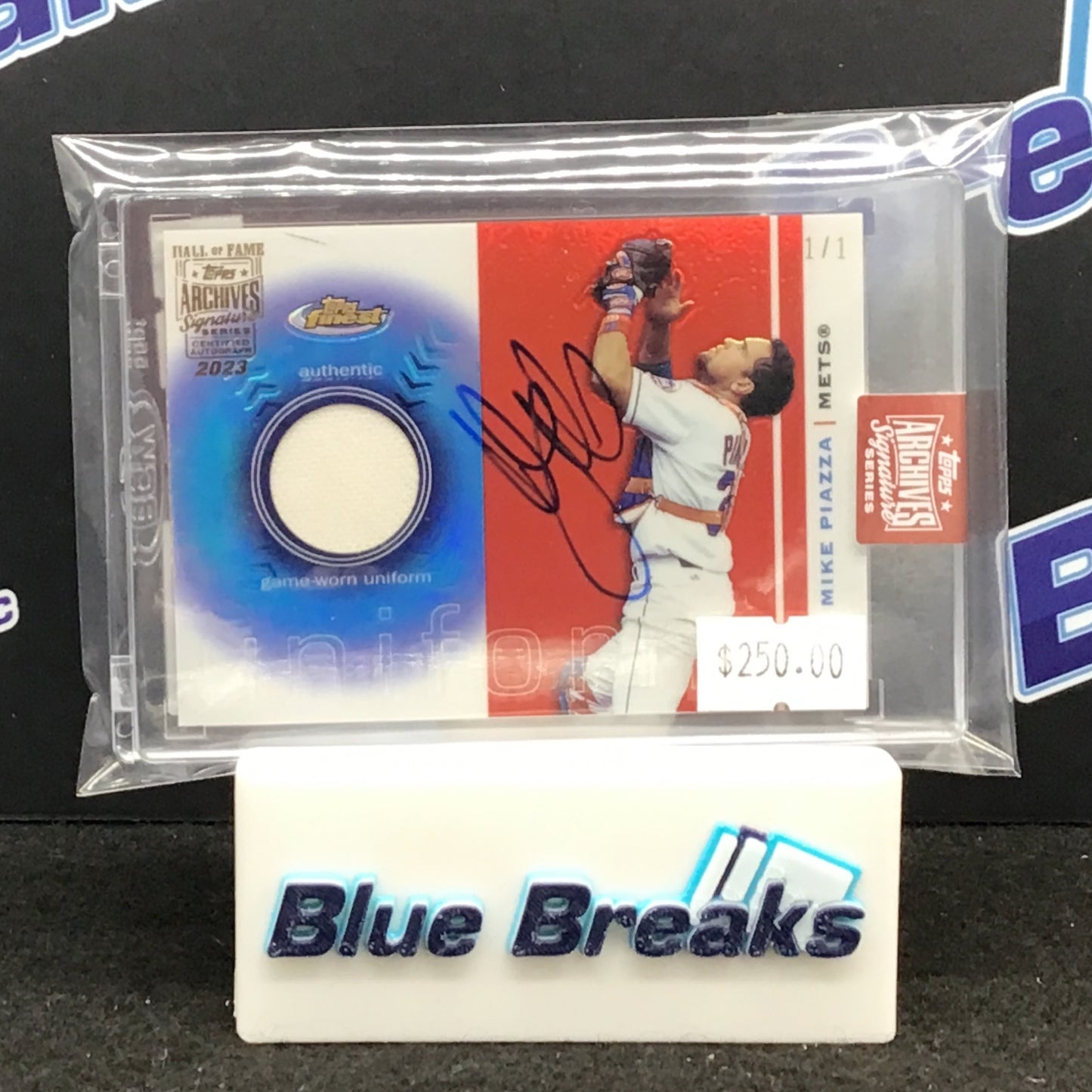2023 Topps Archive Mike Piazza auto relic 1/1 #FRU-MP Mets