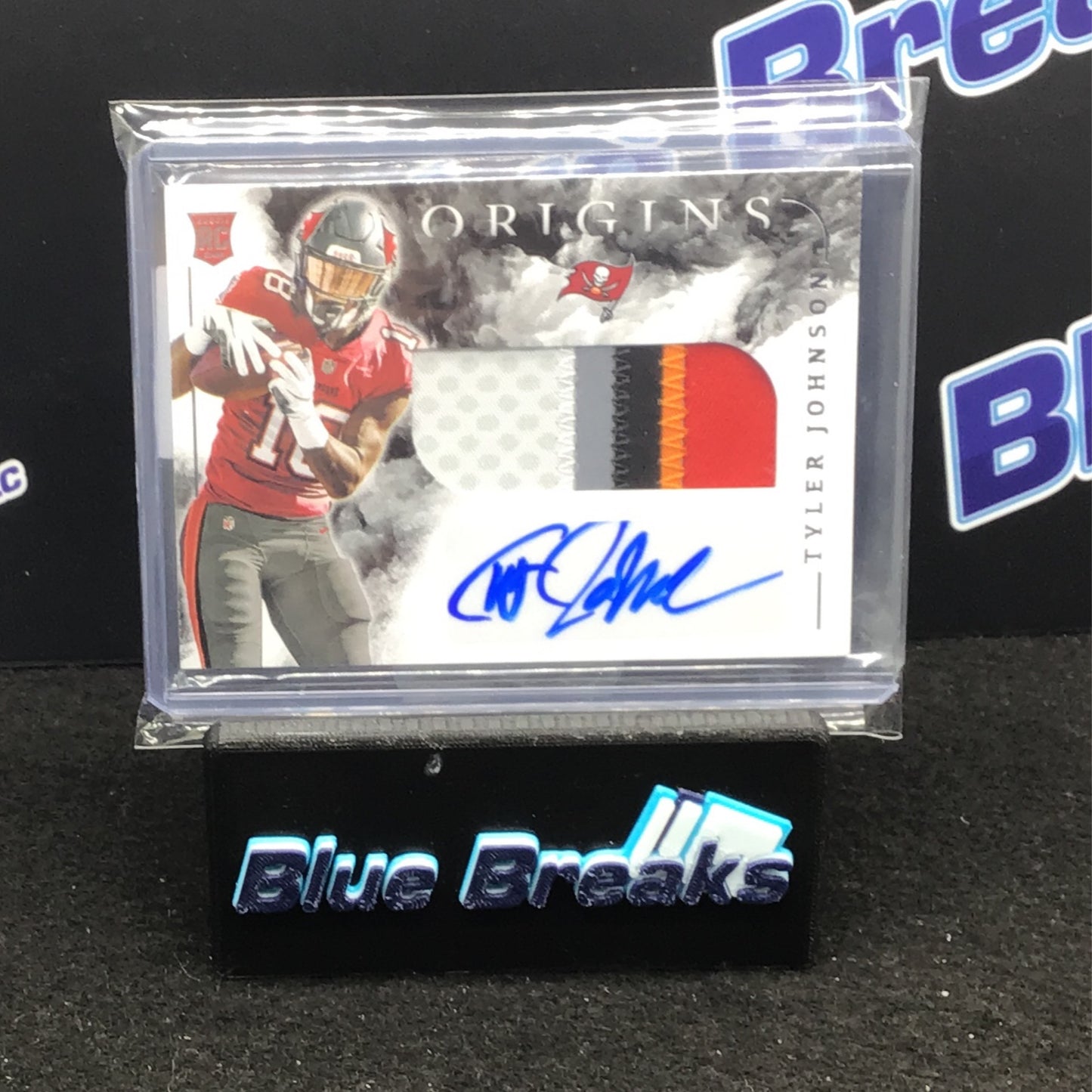 2020 Panini Origins Tyler Johnson relic auto RC #142 Buccaneers