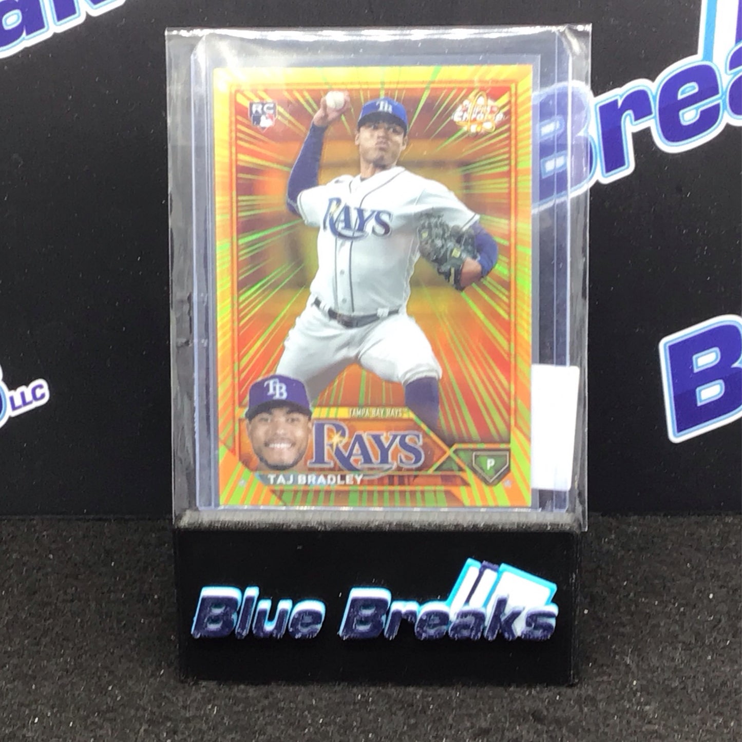 2023 Topps Chrome Update Radiating Rookies Taj Bradley #RR-30 Rays