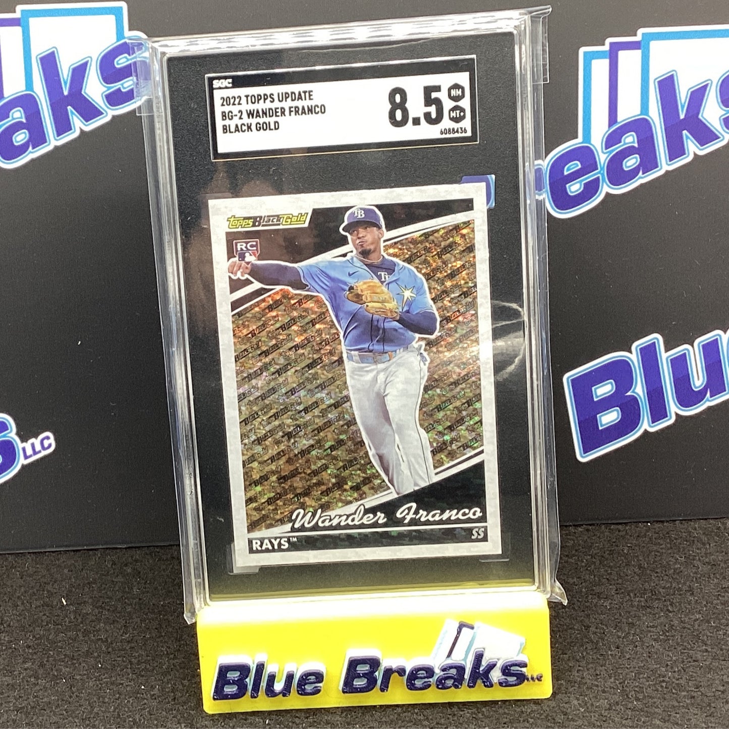 2022 Topps Update Black Gold Wander Franco SGC 8.5 BG-2