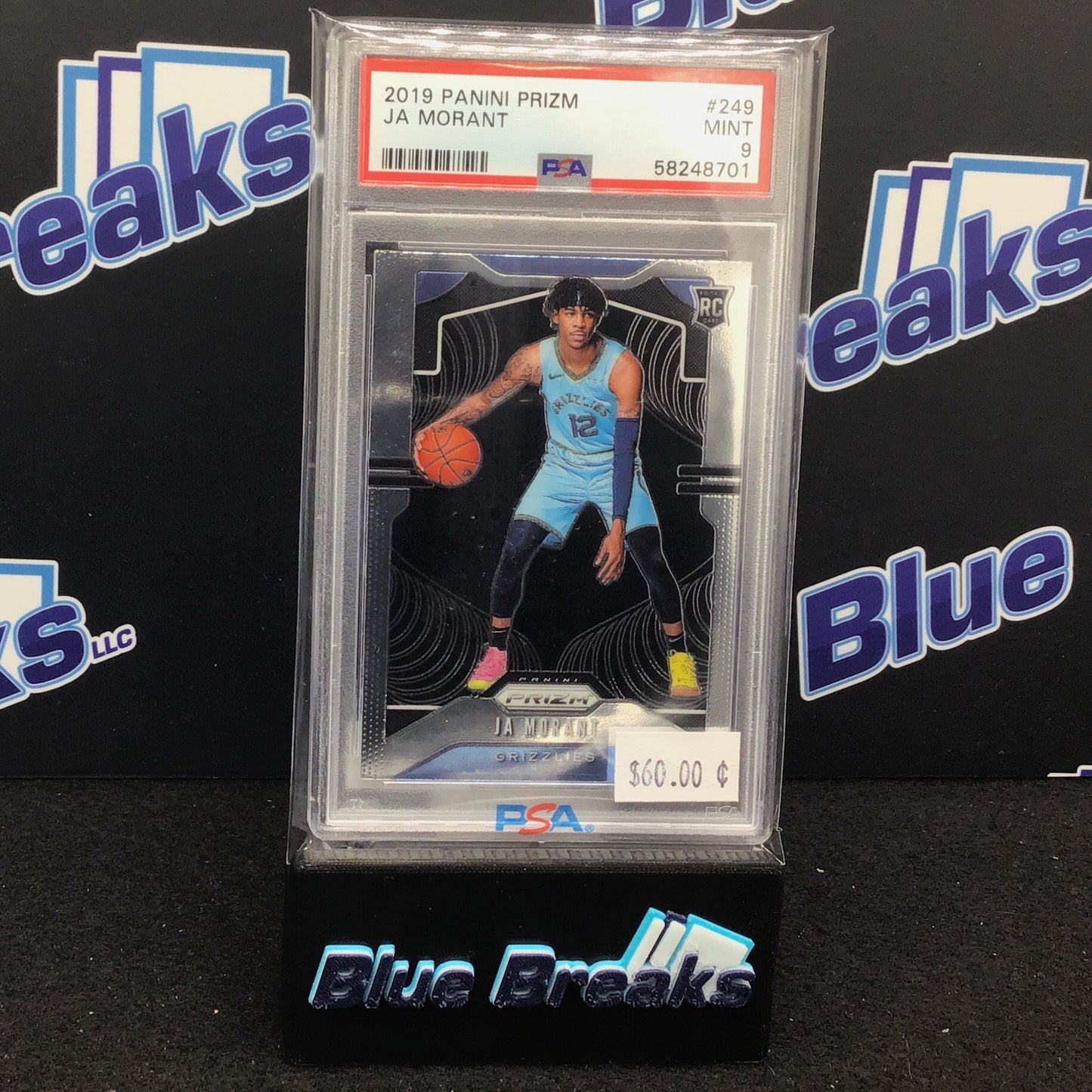 2019 Panini Prizm - Ja Morant - Memphis Grizzlies - PSA 9 - 249
