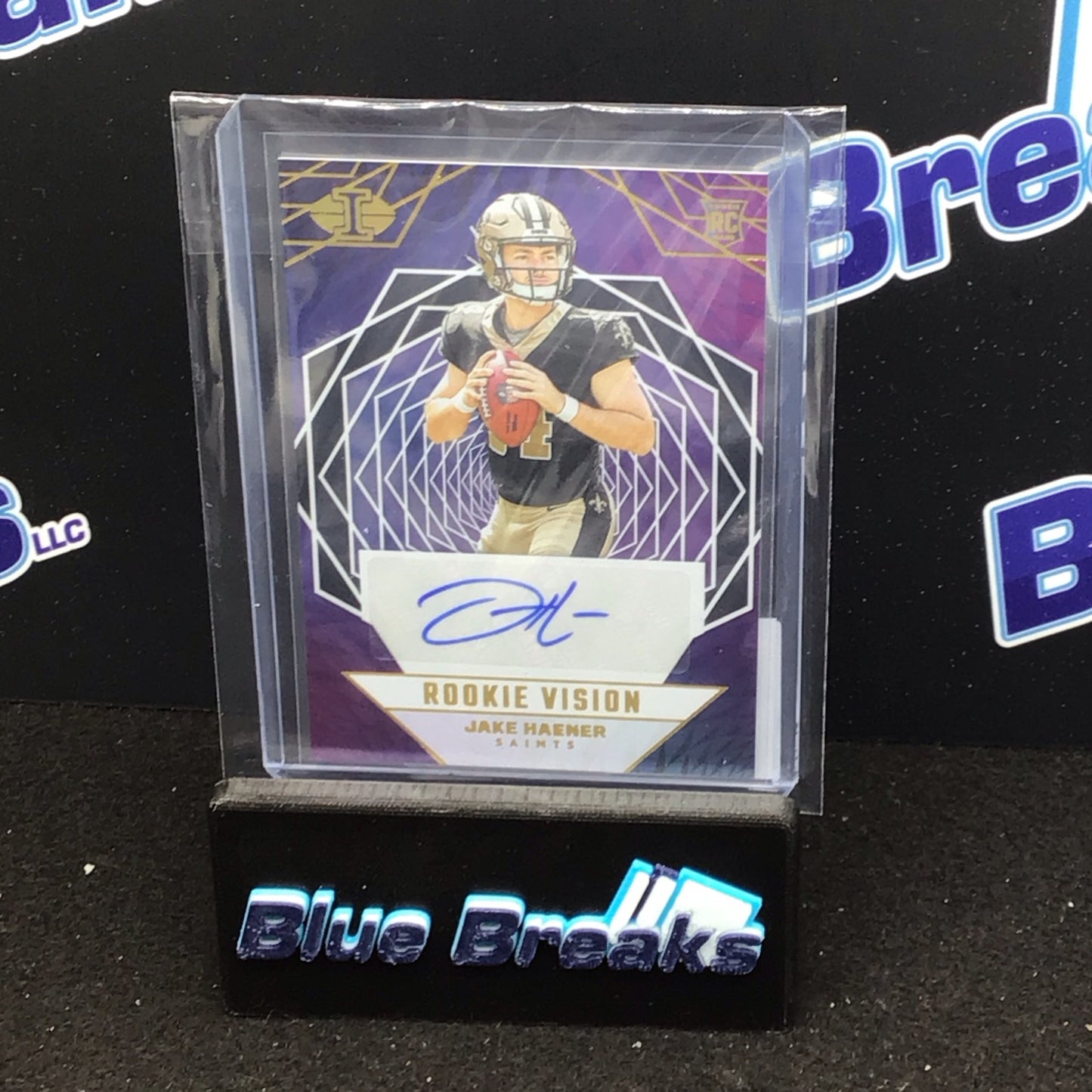 2023 Panini Illusions Rookie Vision Jake Haener auto 25/50 #RVS-JHA Saints