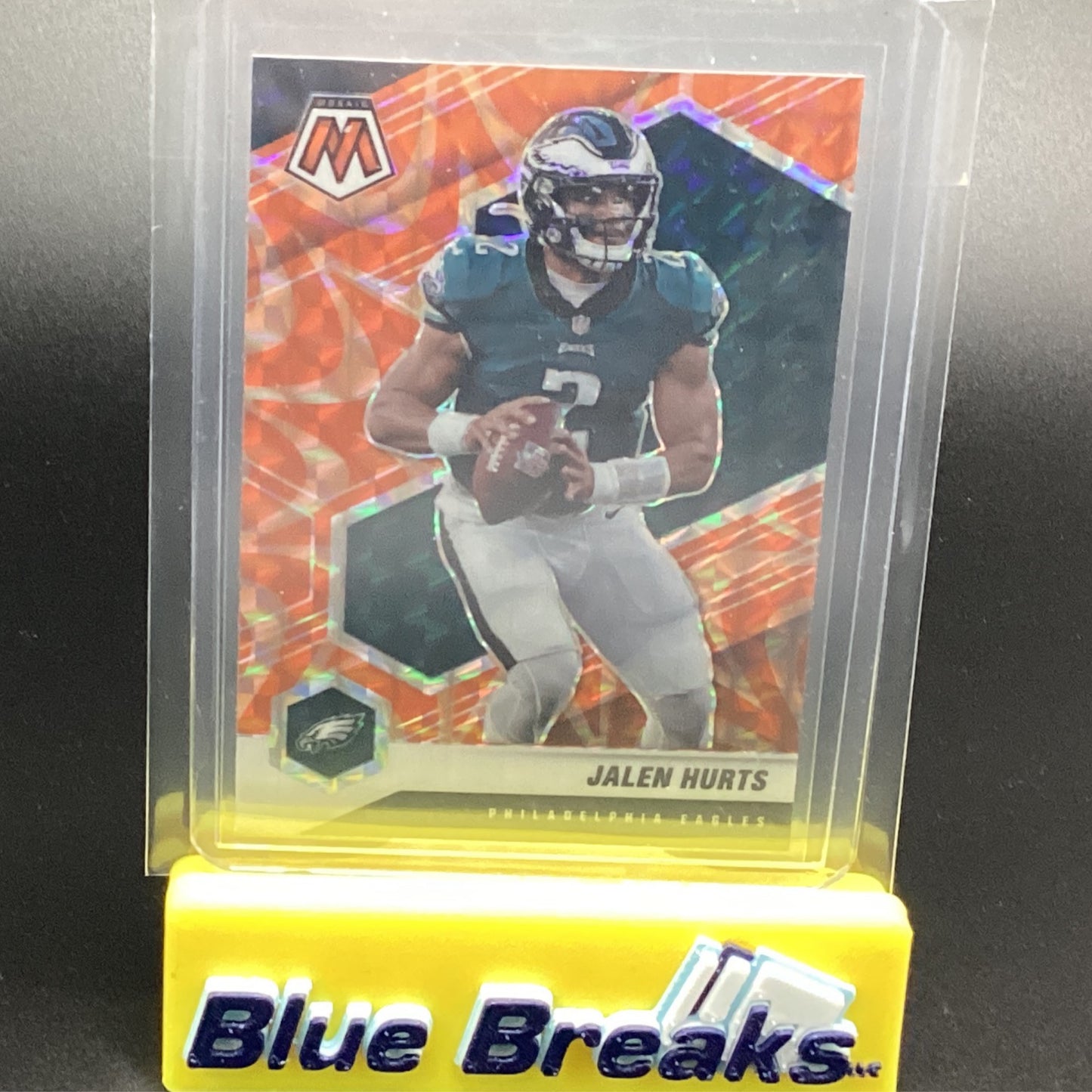 2021 Panini Mosaic Orange Reactive Jalen Hurts