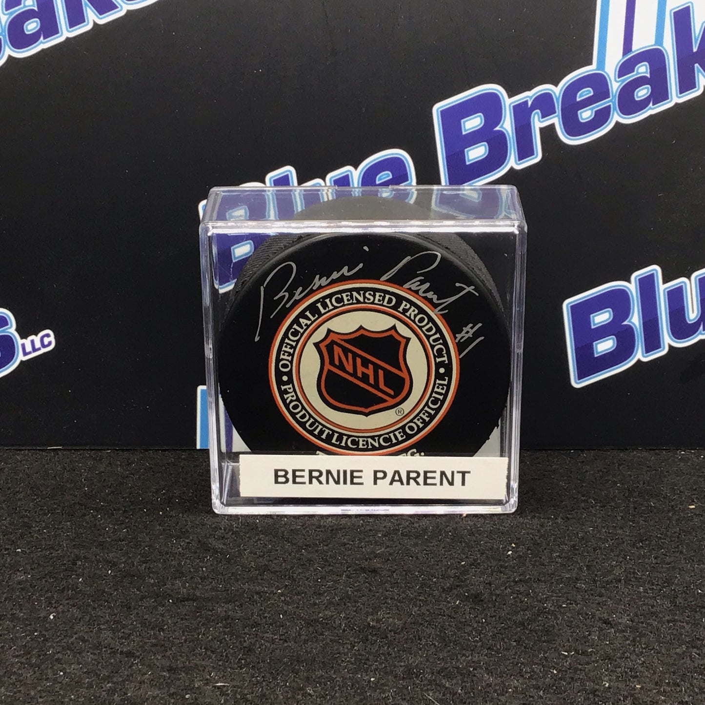 Bernie Parent Signed Puck JSA COA Flyers