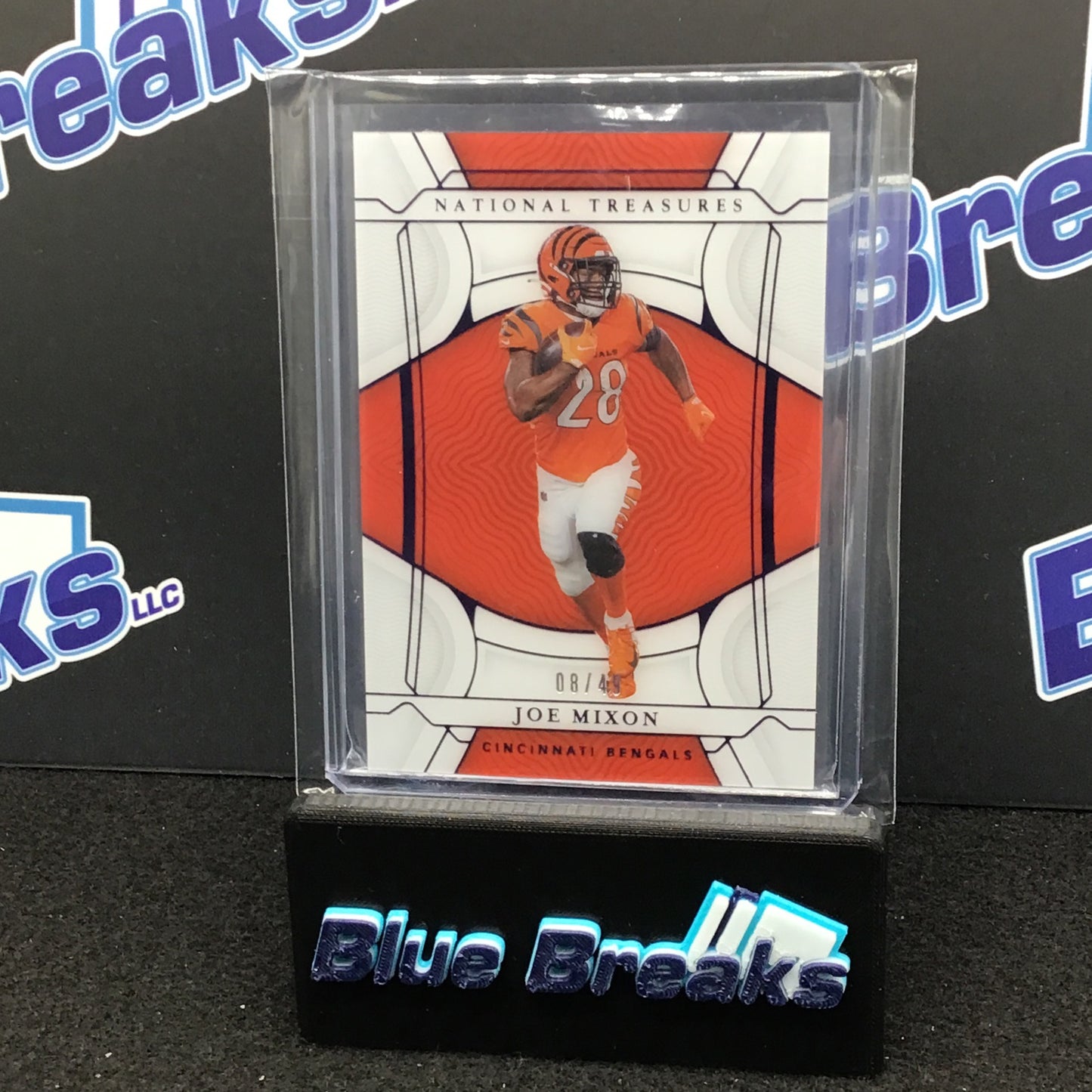 2021 Panini - National Treasures - Joe Mixon - Bengals - 8/49