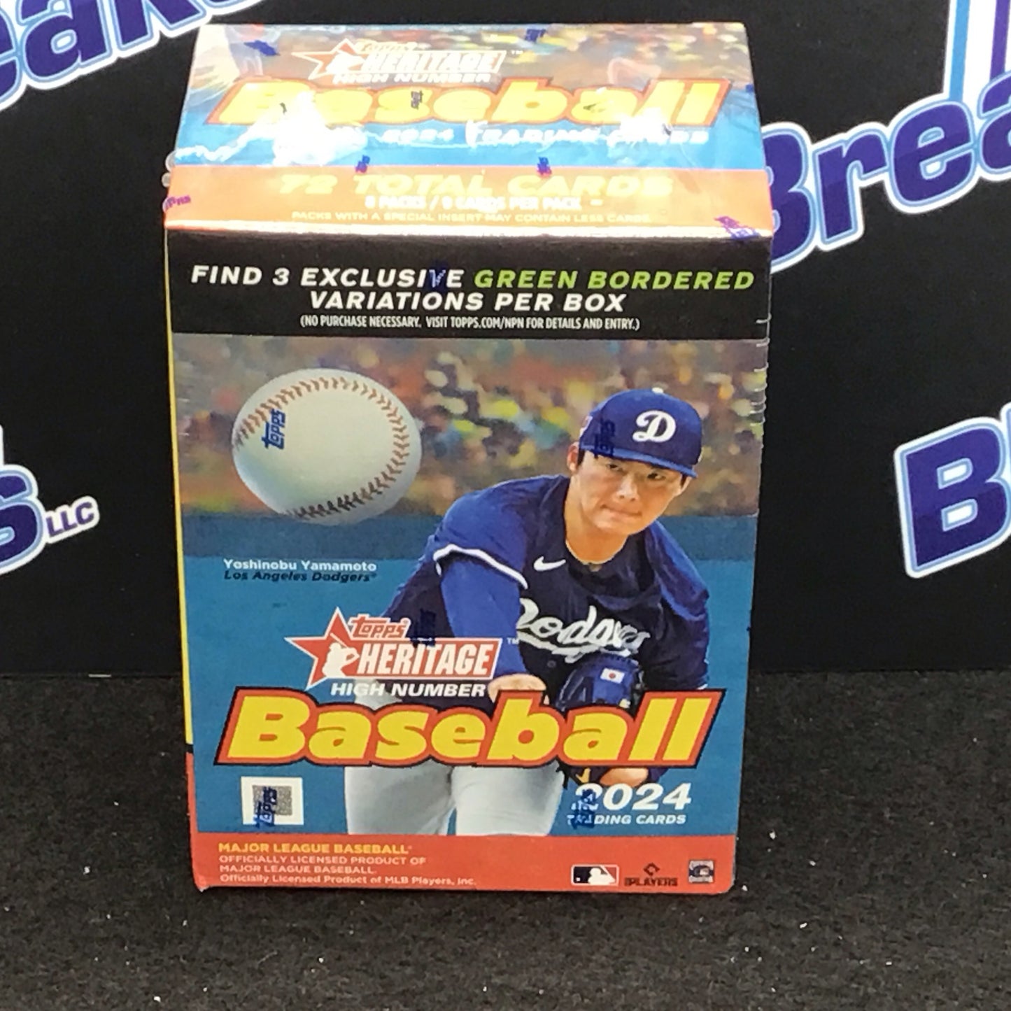 2024 Topps Heritage High Number Baseball 8-Pack Blaster Box - Sealed Wax