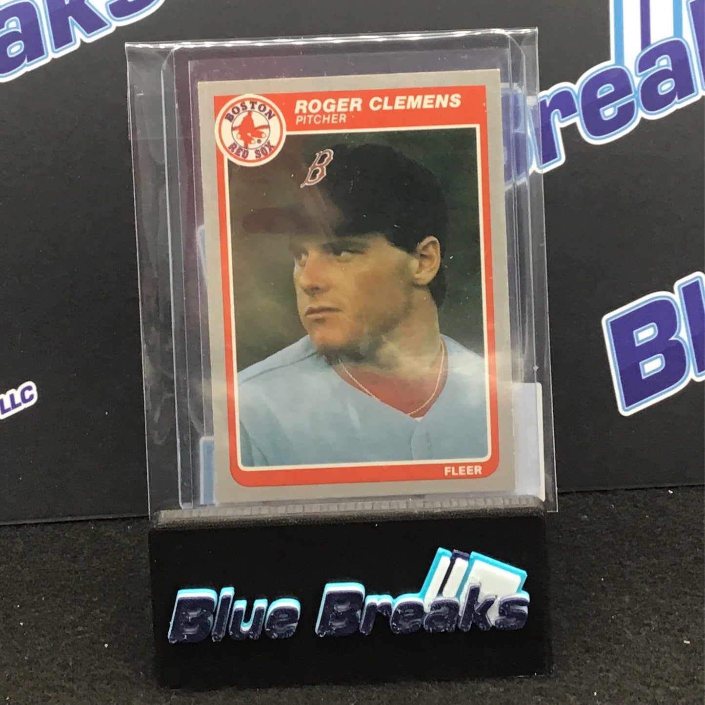 1985 Fleer Roger Clemens #155 Red Sox