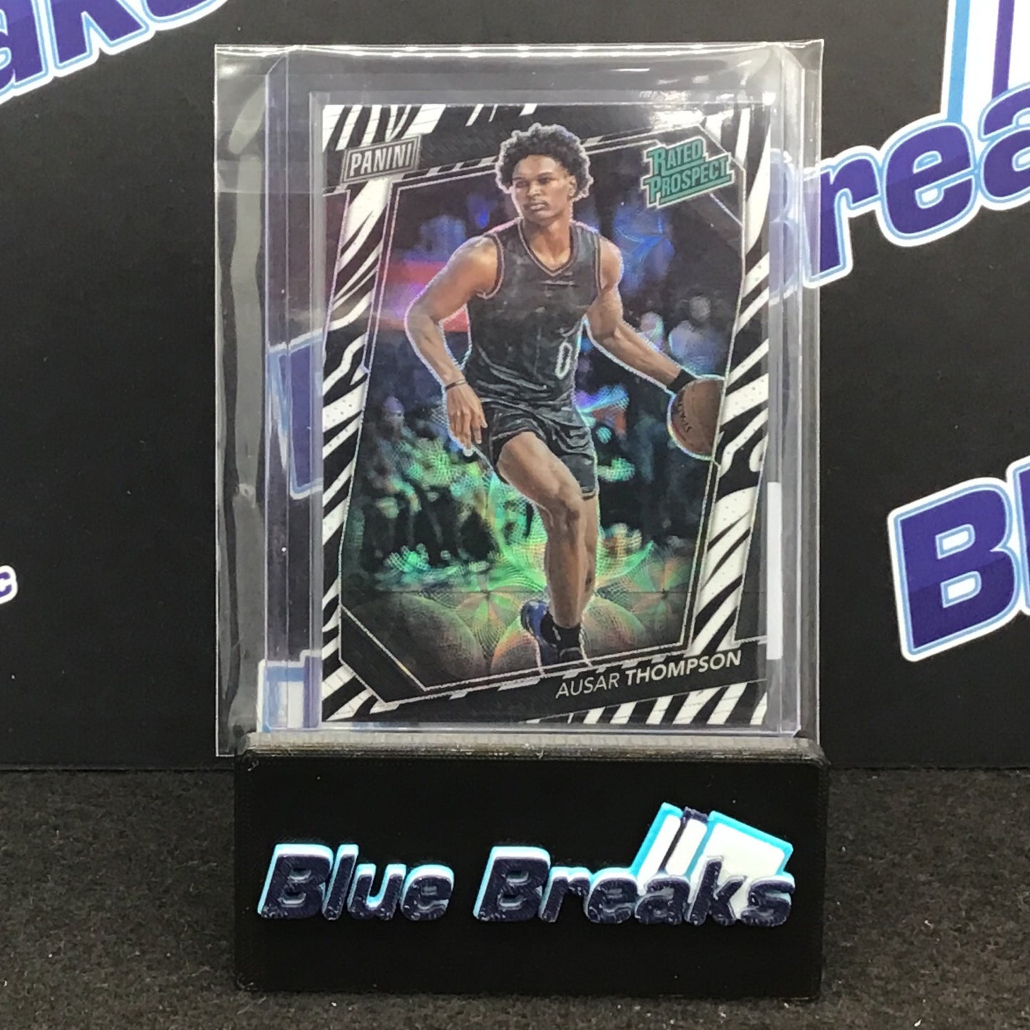 2023 Panini The National Zebra Ausar Thompson #AT Pistons