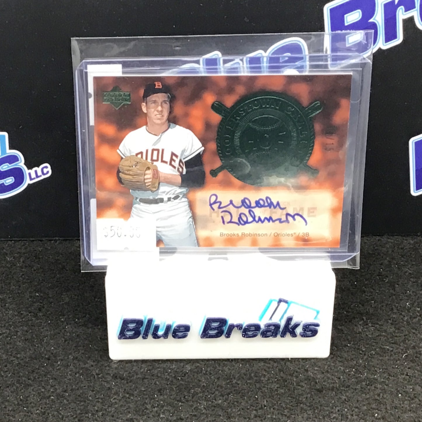 2005 Upper Deck Hall of Fame Cooperstown Calling Brooks Robinson auto 14/15 #CO-BR3 Orioles