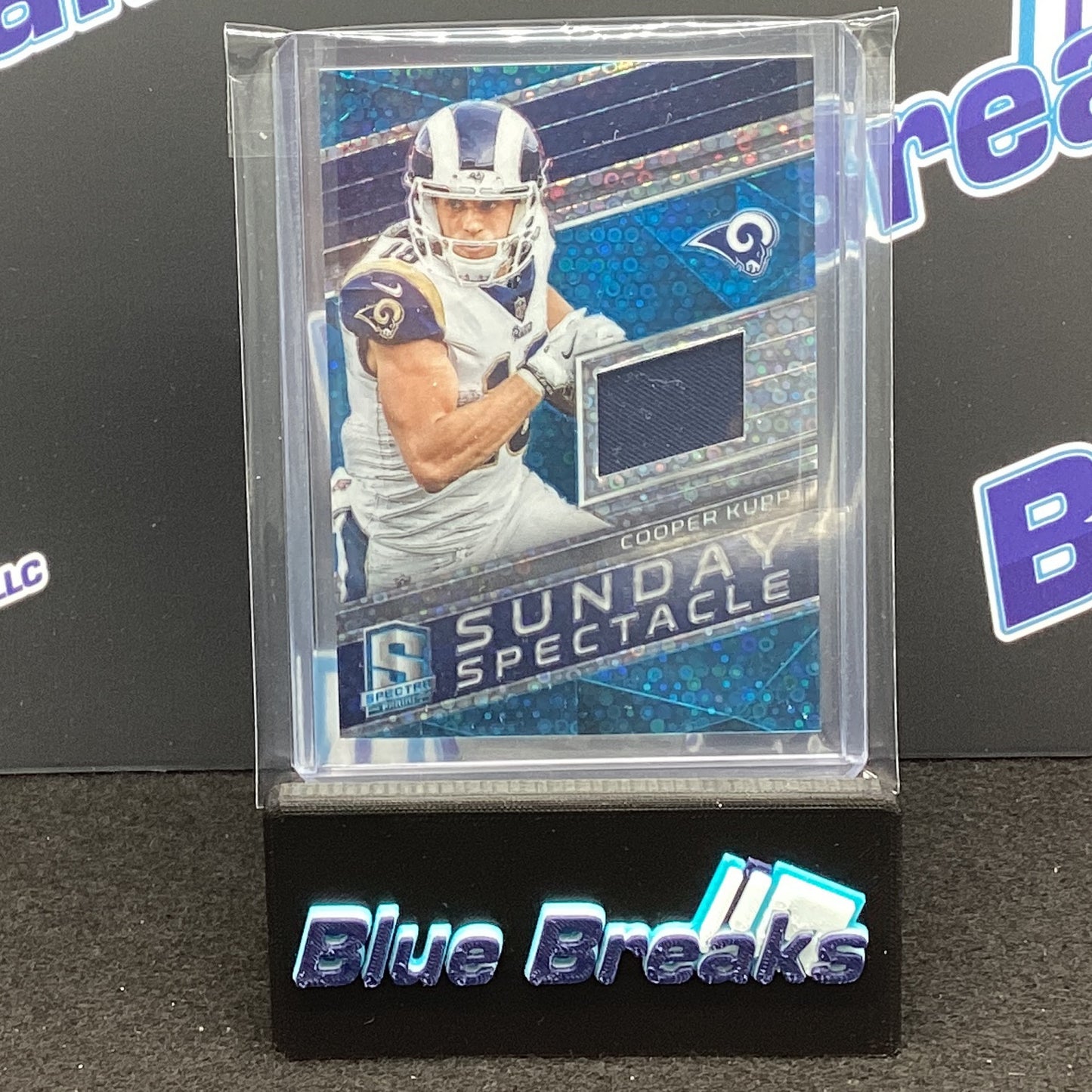 2018 Panini Spectra Blue Disco Cooper Kupp 90/99 #10 Rams