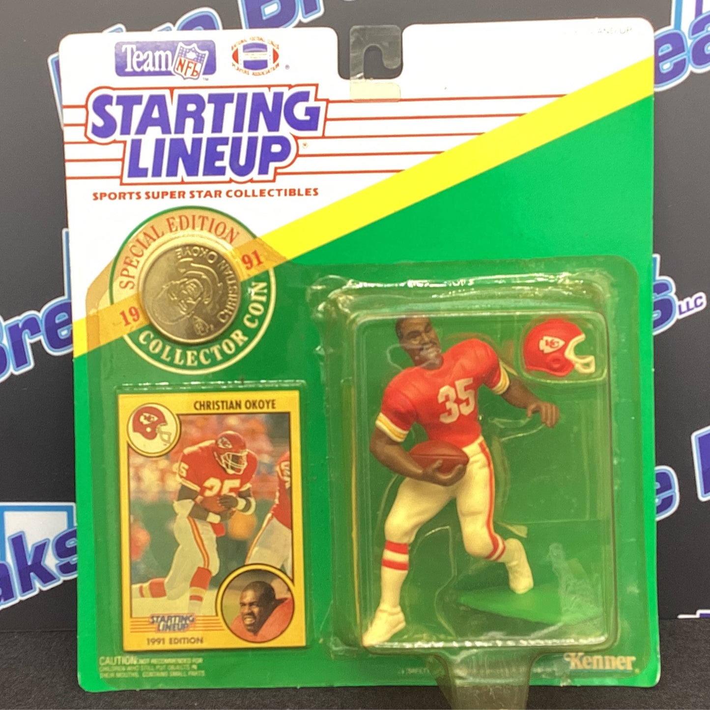 1991 Kenner Starting LineUp Christian Okoye