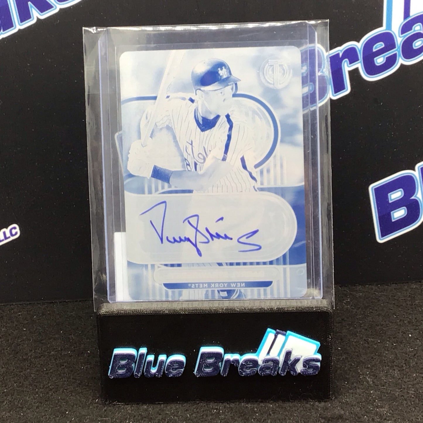 2024 Topps Tribute Cyan Printing Plate Darryl Strawberry 1/1 #TA-DST Mets