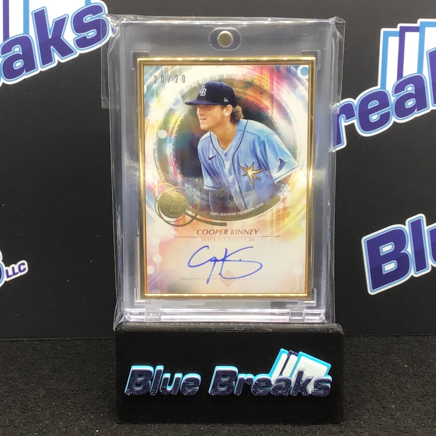 2022 Topps Bowman Transcendent Collection Cooper Kinney auto 20/20 #TCA-CK Rays