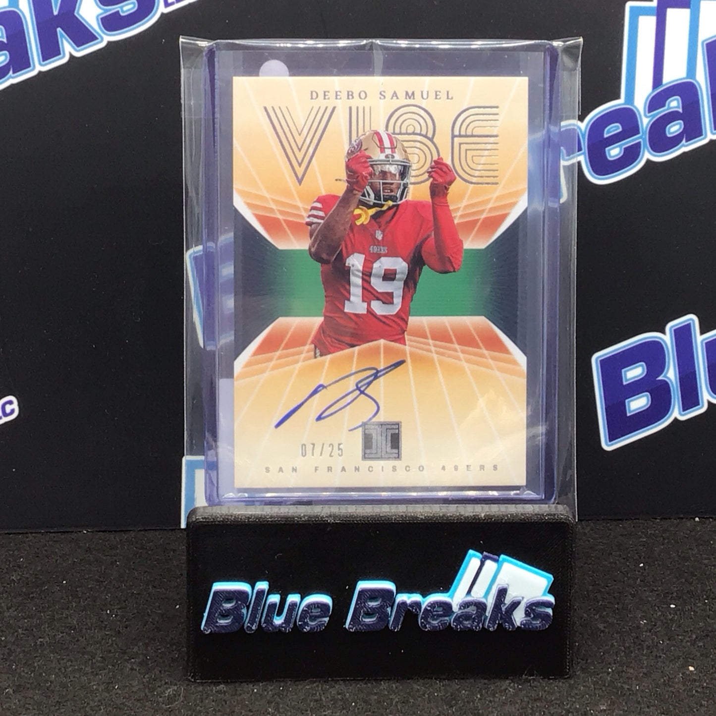 2023 Panini Impeccable Vibe Signatures Deebo Samuel 07/25 #13 49ers