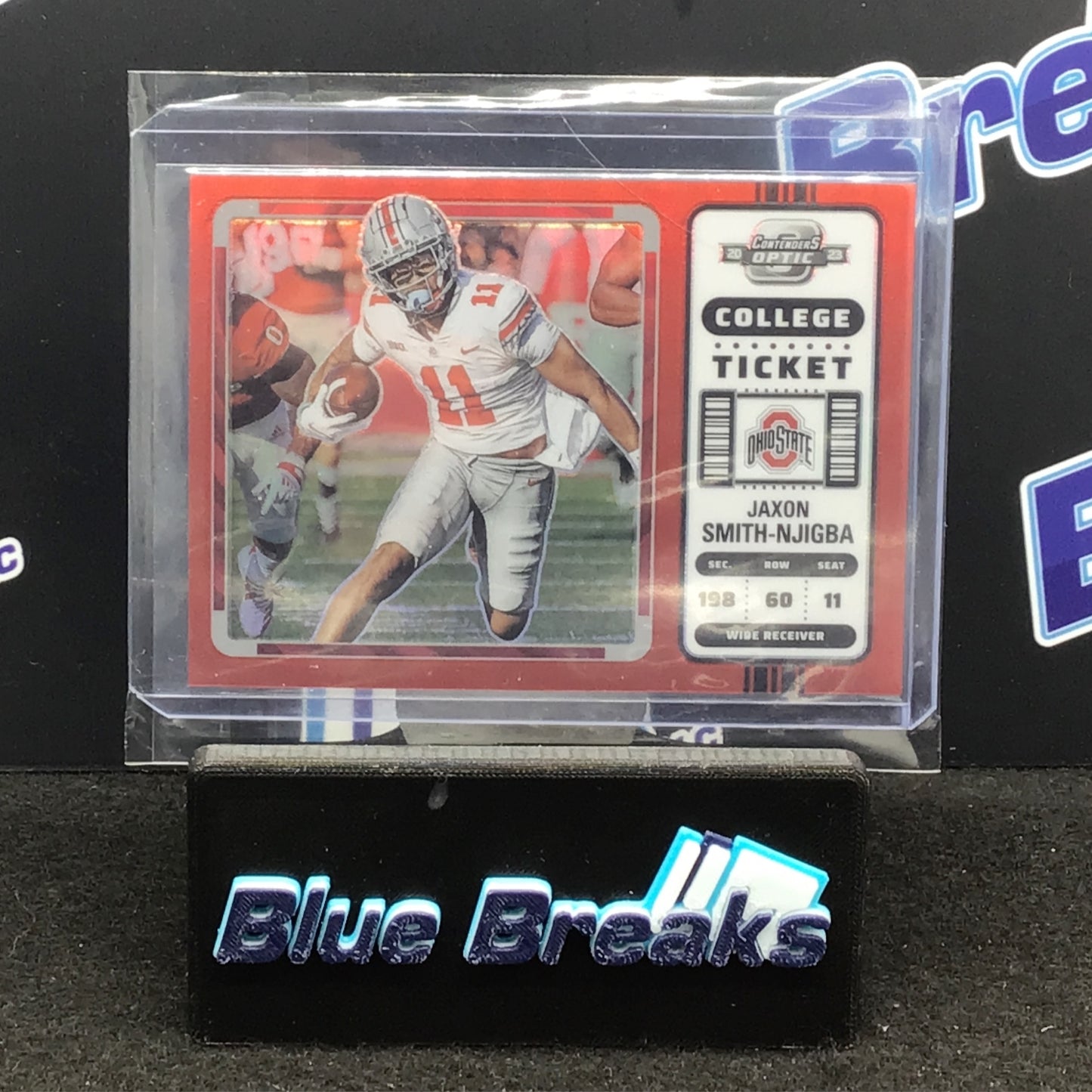 2023 Panini - Jaxon Smith-Njigba - Chronciles - Contenders Optic - Draft Picks - 98/149 - Ohio State