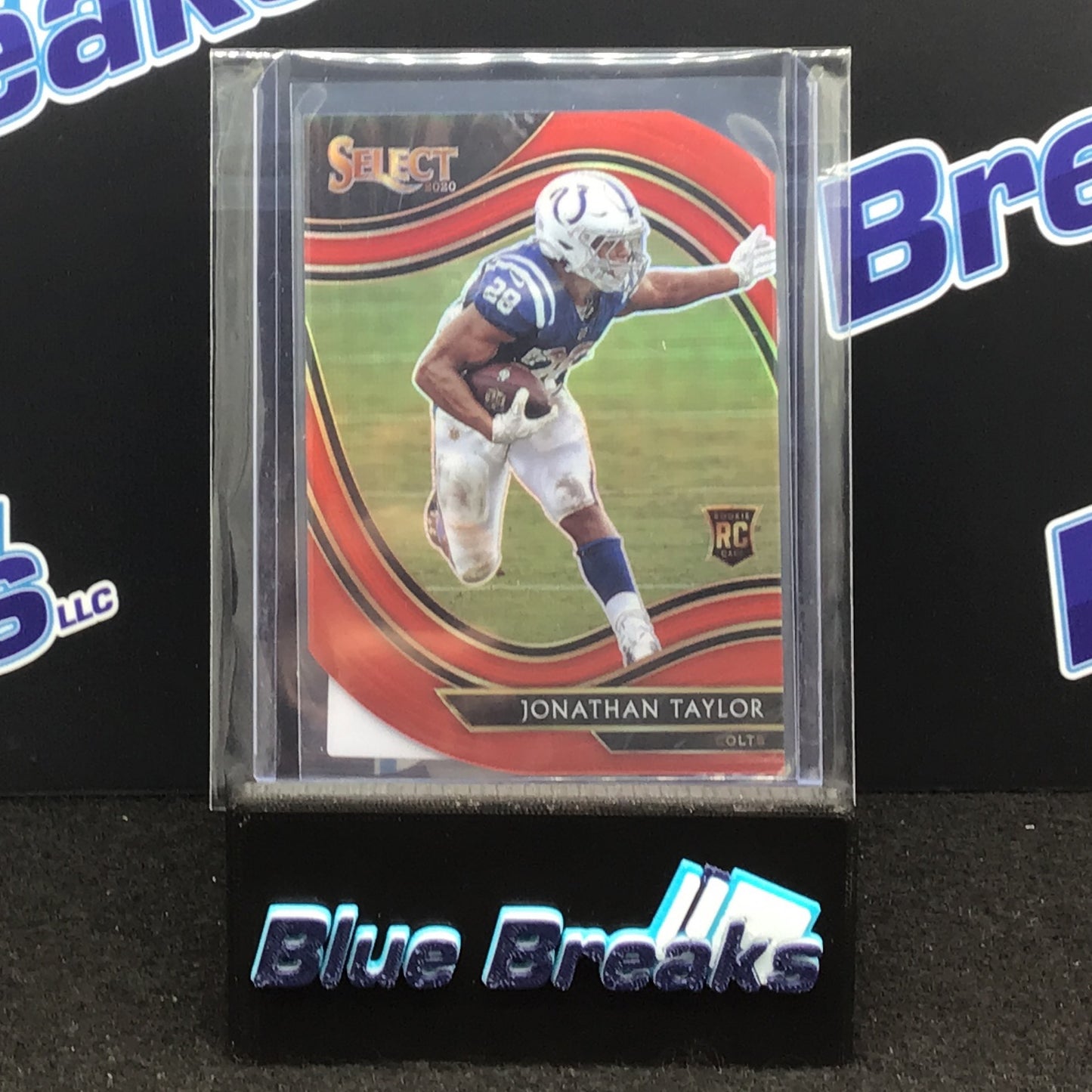 2020 Panini - Select - Jonathan Taylor - Red - Die Cut - Indianapolis Colts - 353