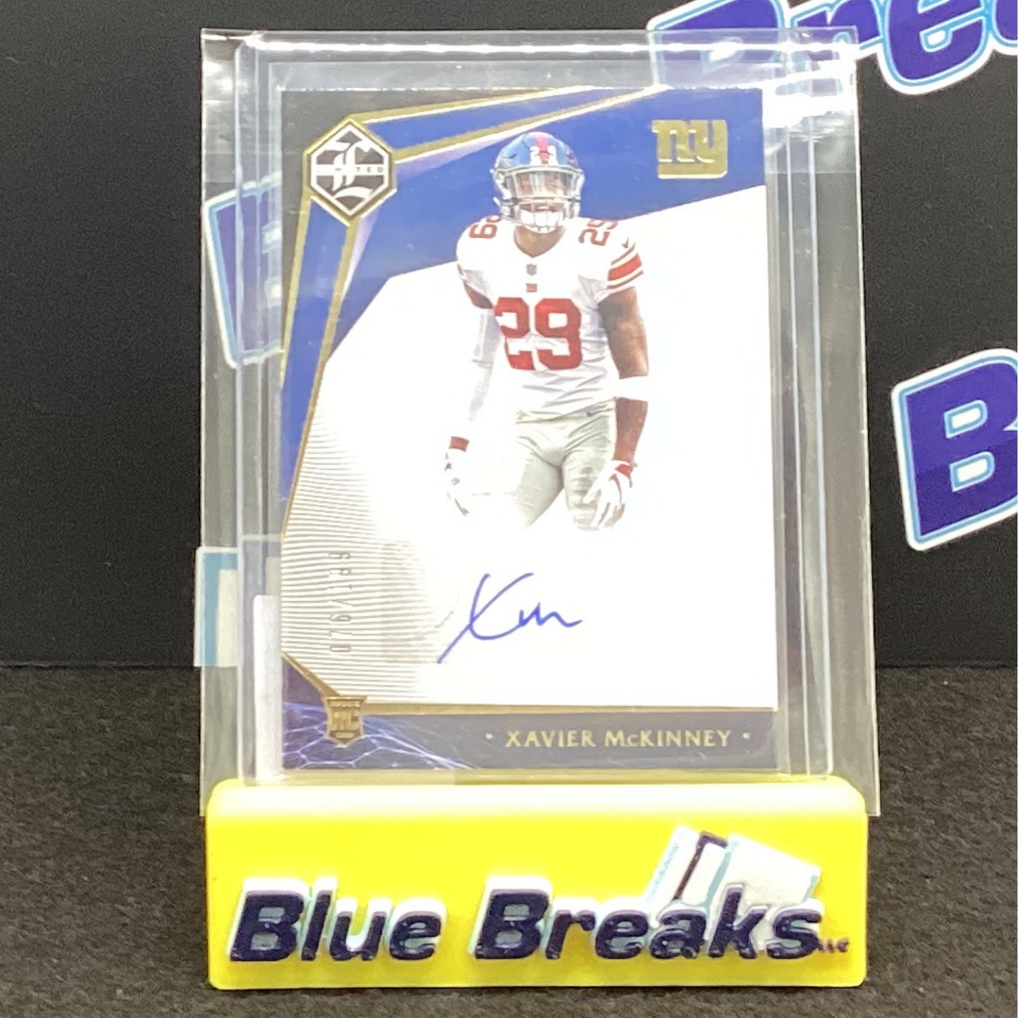 2020 Panini Limited Xavier McKinney auto 076/199