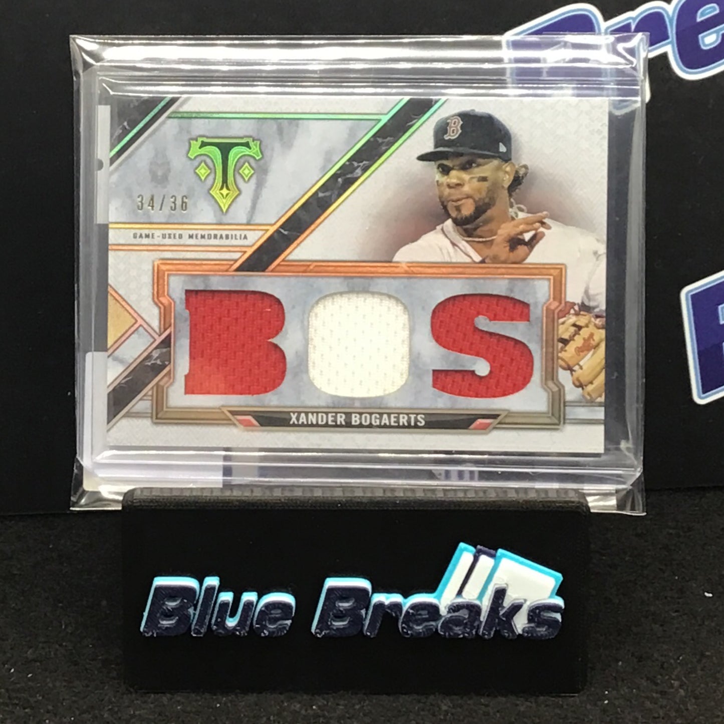 2021 Topps Triple Threads BOS Xander Bogaerts 34/36 #TTR-XB3 Red Sox