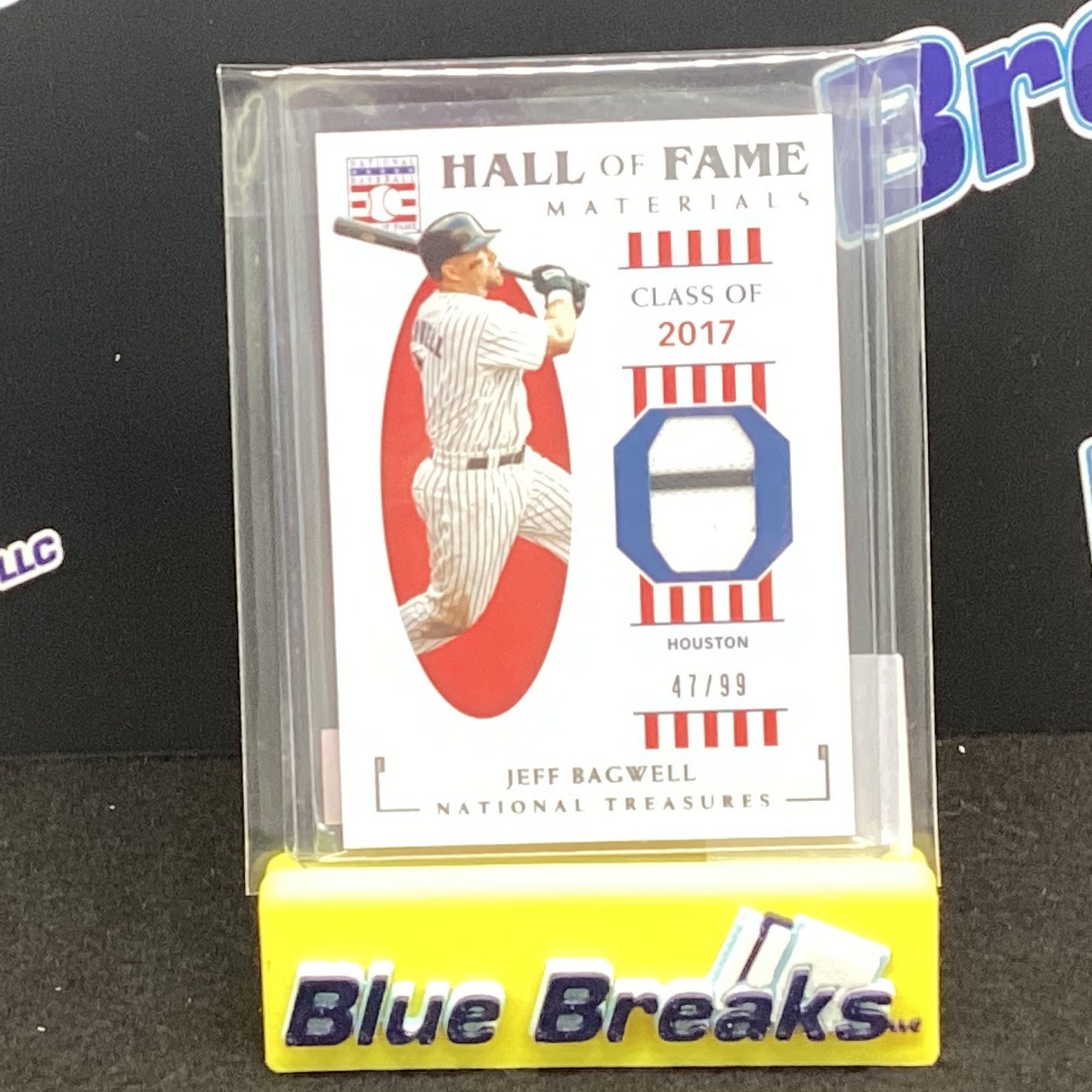 2021 Panini National Treasures Jeff Bagwell relic 47/99