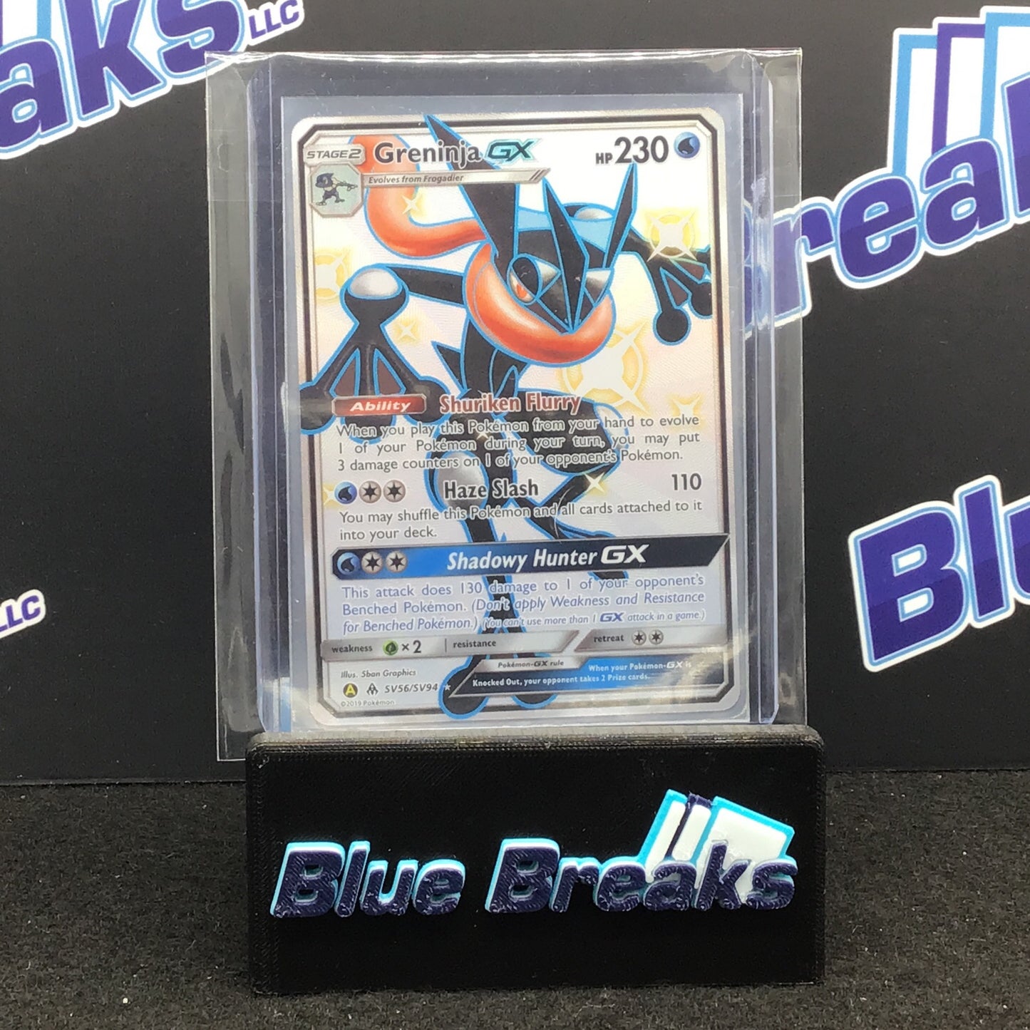 Pokémon Hidden Fates shiny Greninja GX
