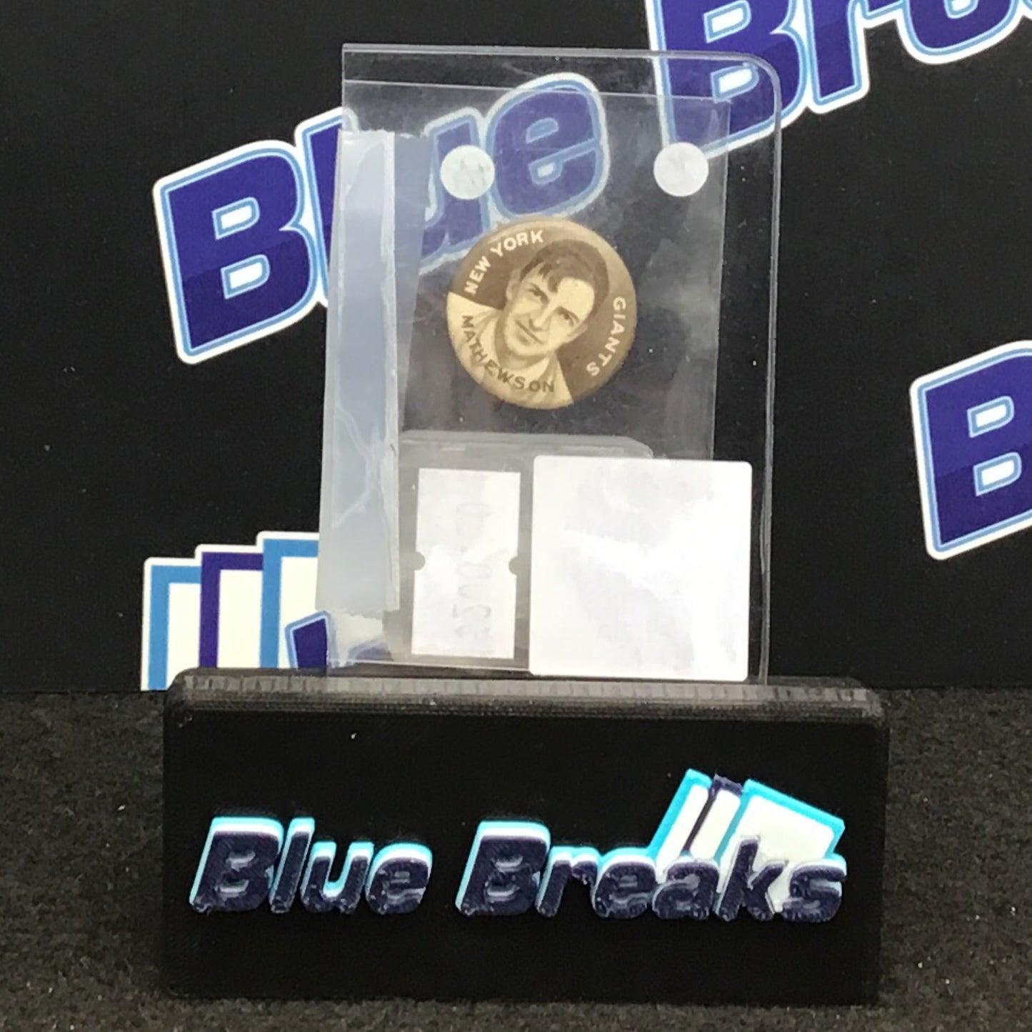 1909 Christy Mathewson Caprol Cigarette Pin