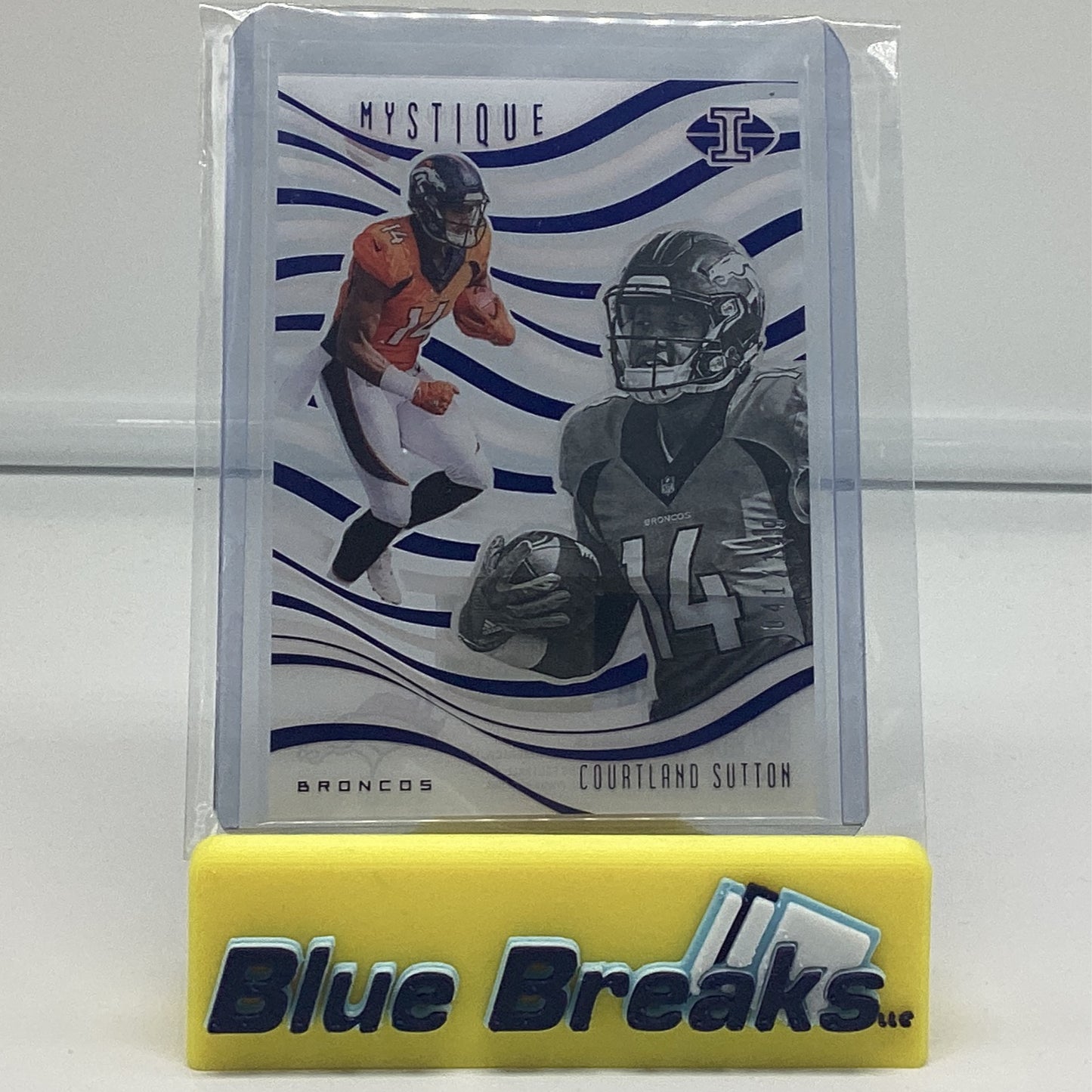 2018 Illusions Mystique blue Courtland Sutton 41/149 #MQ-CS Broncos
