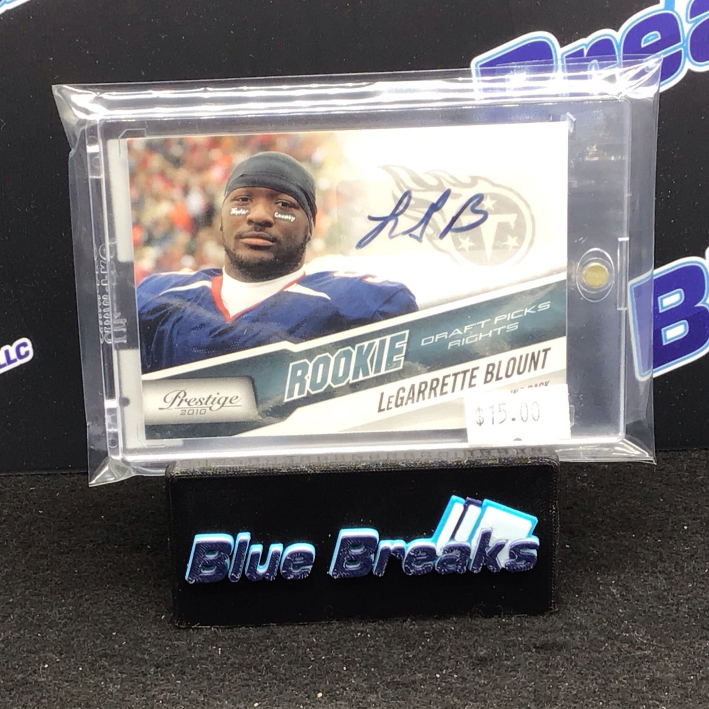 2010 Panini Prestige LeGarrette Blount auto 635/999 #267 Titans