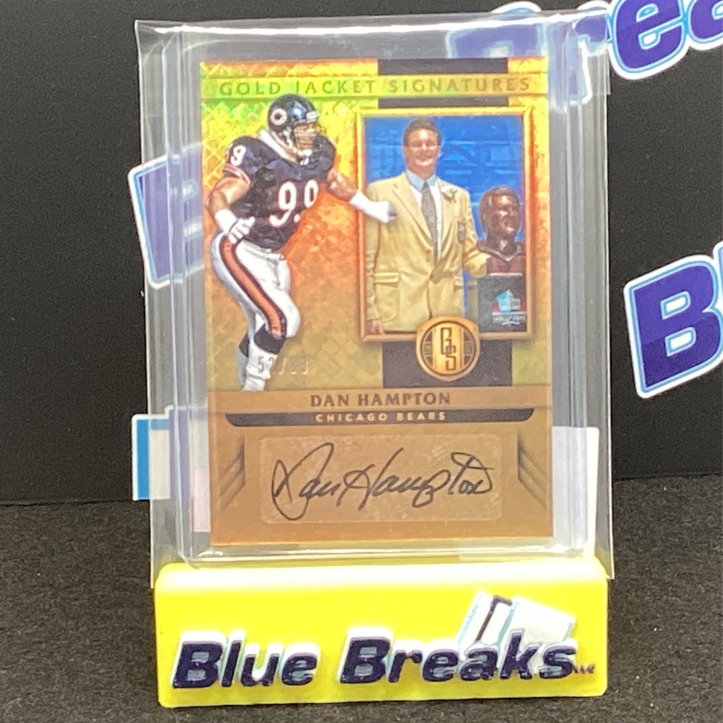 2017 Panini Gold Standard Dan Hampton auto 52/83