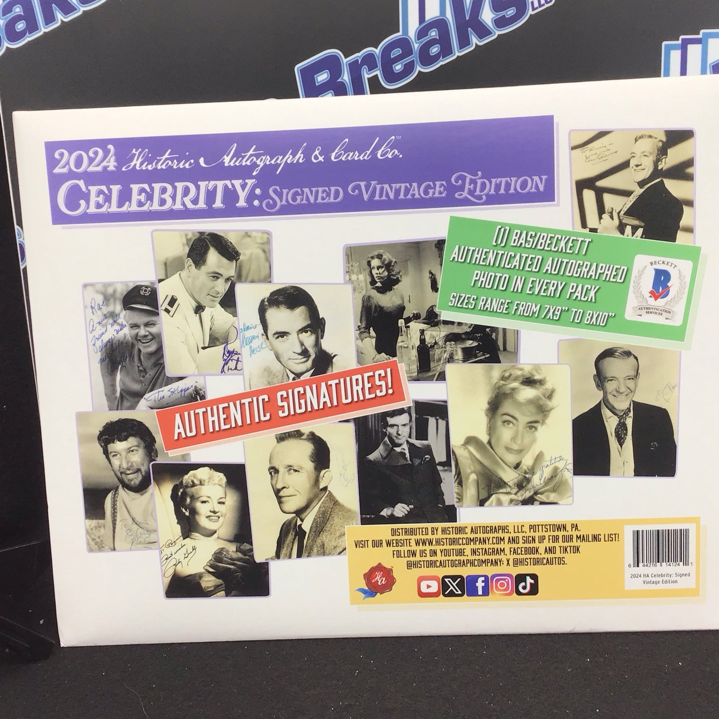 2024 Historic Autographs Celebrity Signed Vintage