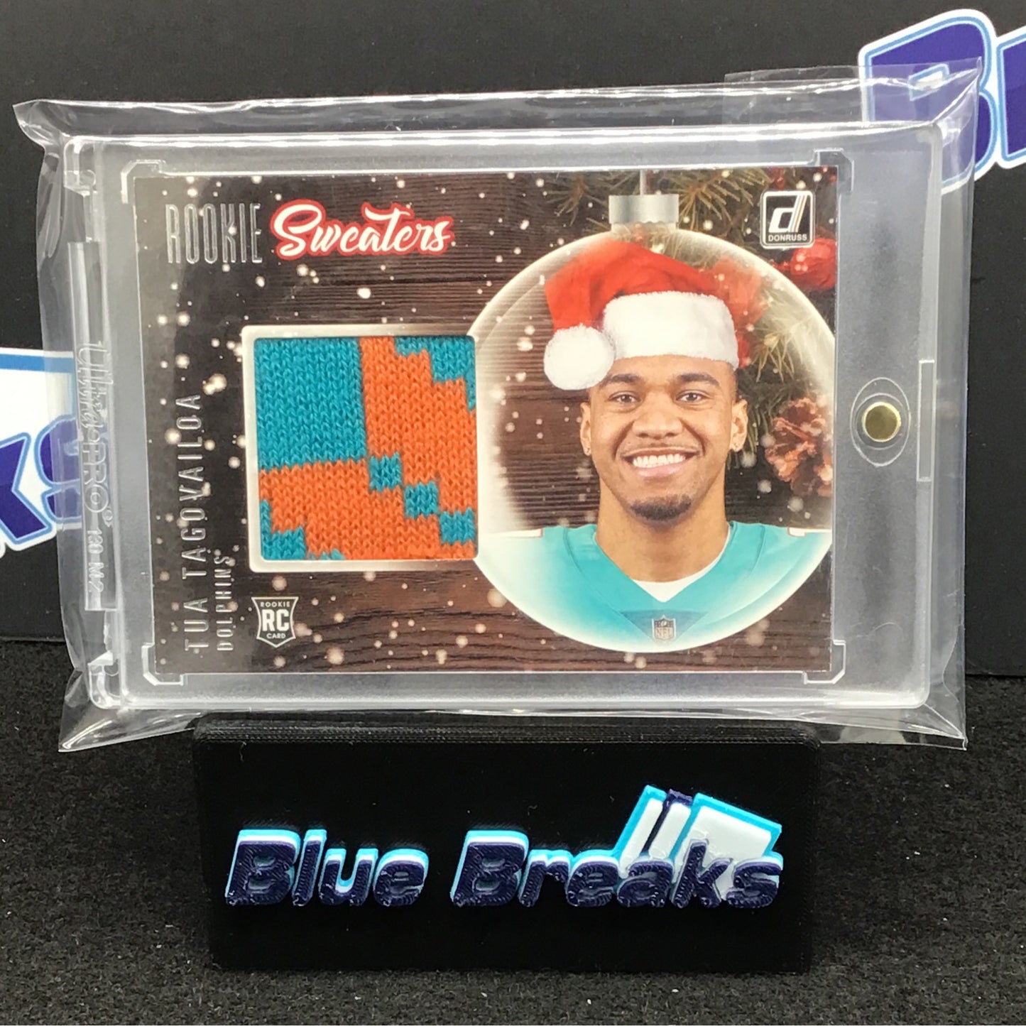 2020 Panini Donruss Rookie Sweaters Tua Tagovailoa RC #SW-TT Dolphins