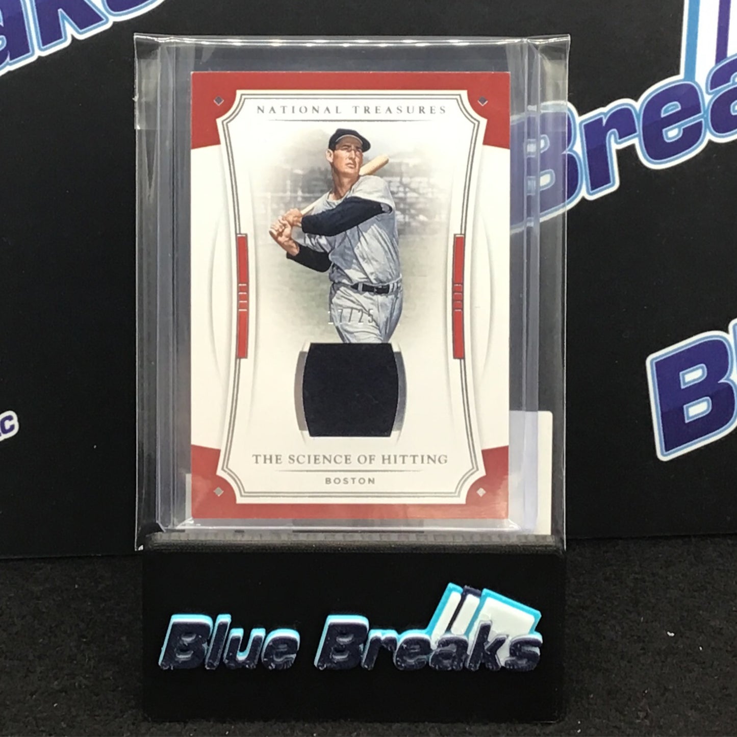 2017 Panini National Treasures Ted Williams relic 17/25 #54 Red Sox