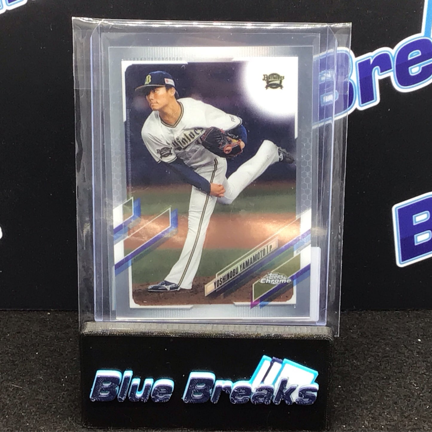 2021 Topps Chrome Nippon Pro Yoshinobu Yamamoto #90 Buffaloes