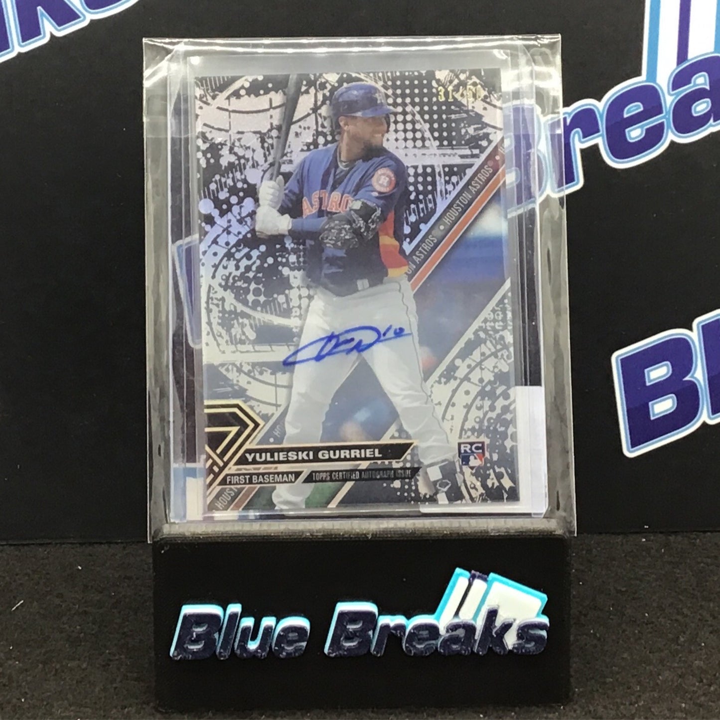 2017 Topps High Tek Yulieski Gurriel auto 31/50 #HT-YG Astros