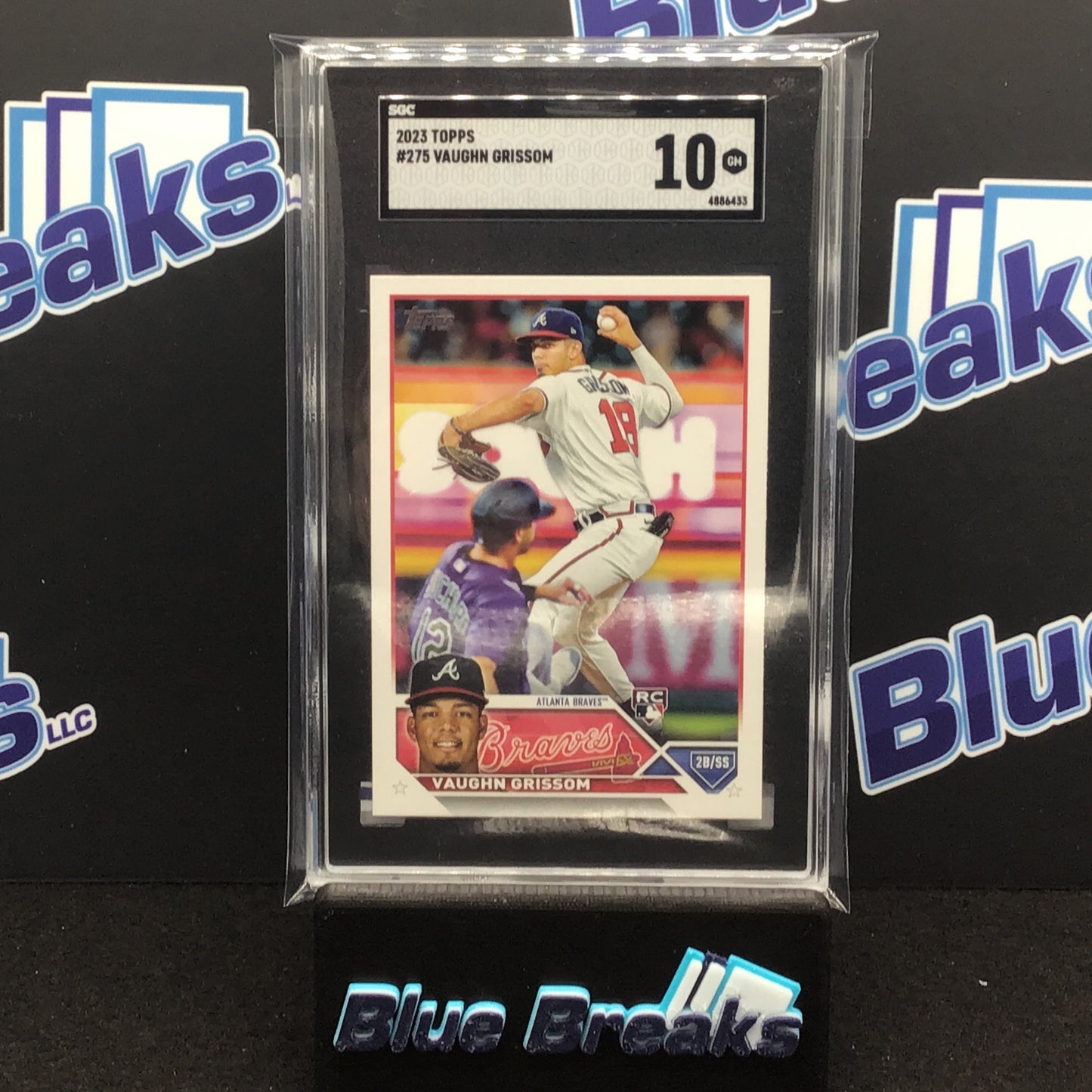 2023 Topps Series One Vaughn Grissom 275 SGC 10