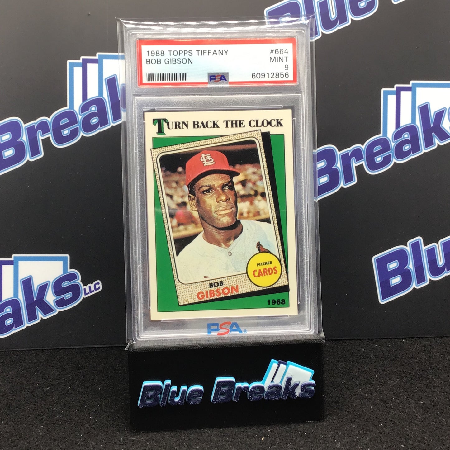 1988 Topps Tiffany - Bob Gibson - PSA 9 - St Louis Cardinals