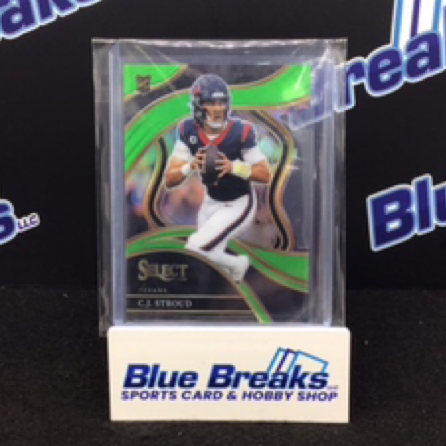 2023 Panini Select neon green club level CJ Stroud 225/499 RC #289 Texans