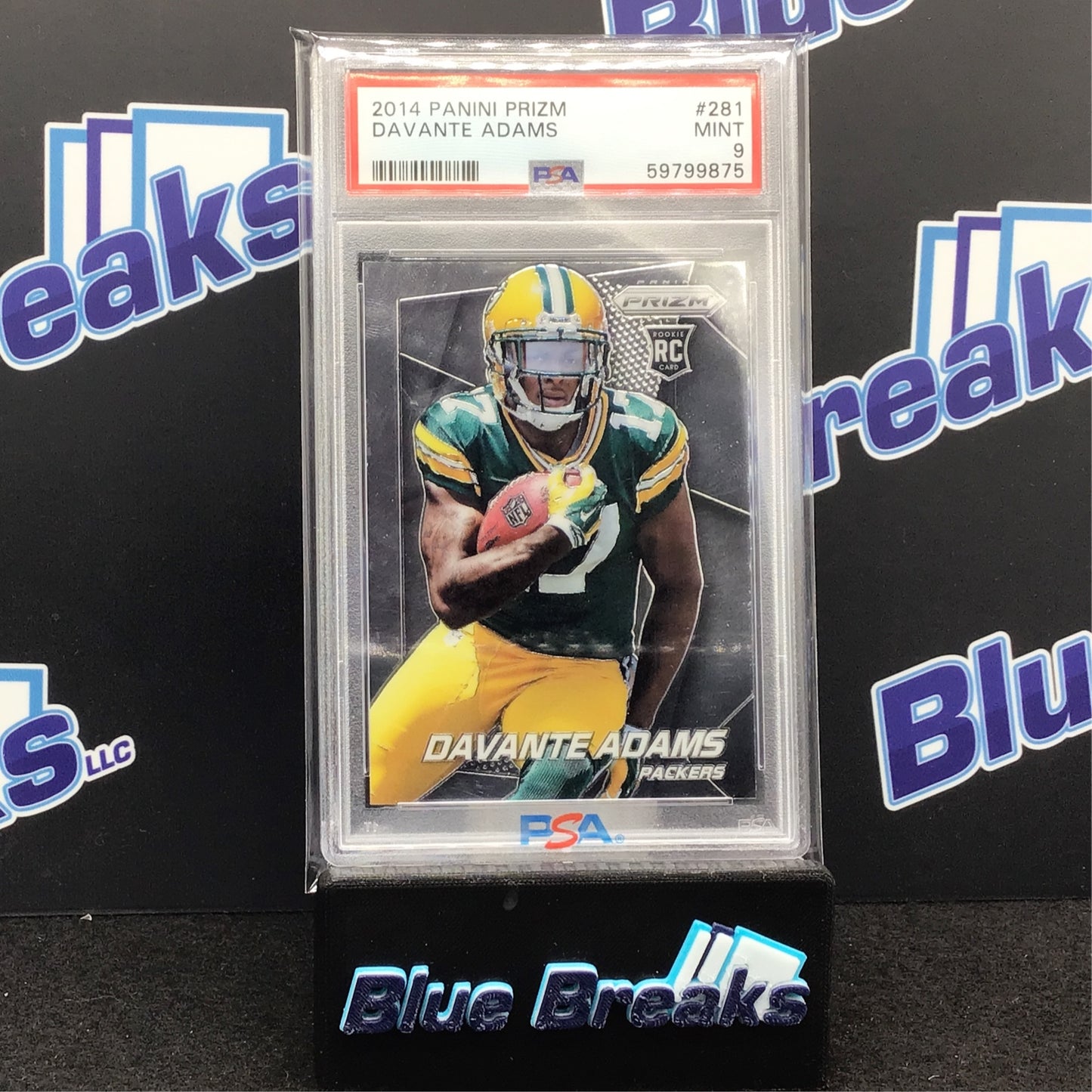 2014 Panini Prizm - Davante Adams - #281 - Green Bay Packers - PSA 9