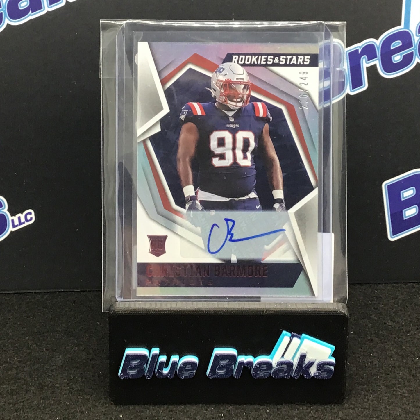 2021 Panini Rookies & Stars Christian Barmore 216/249 RC #156 Patriots