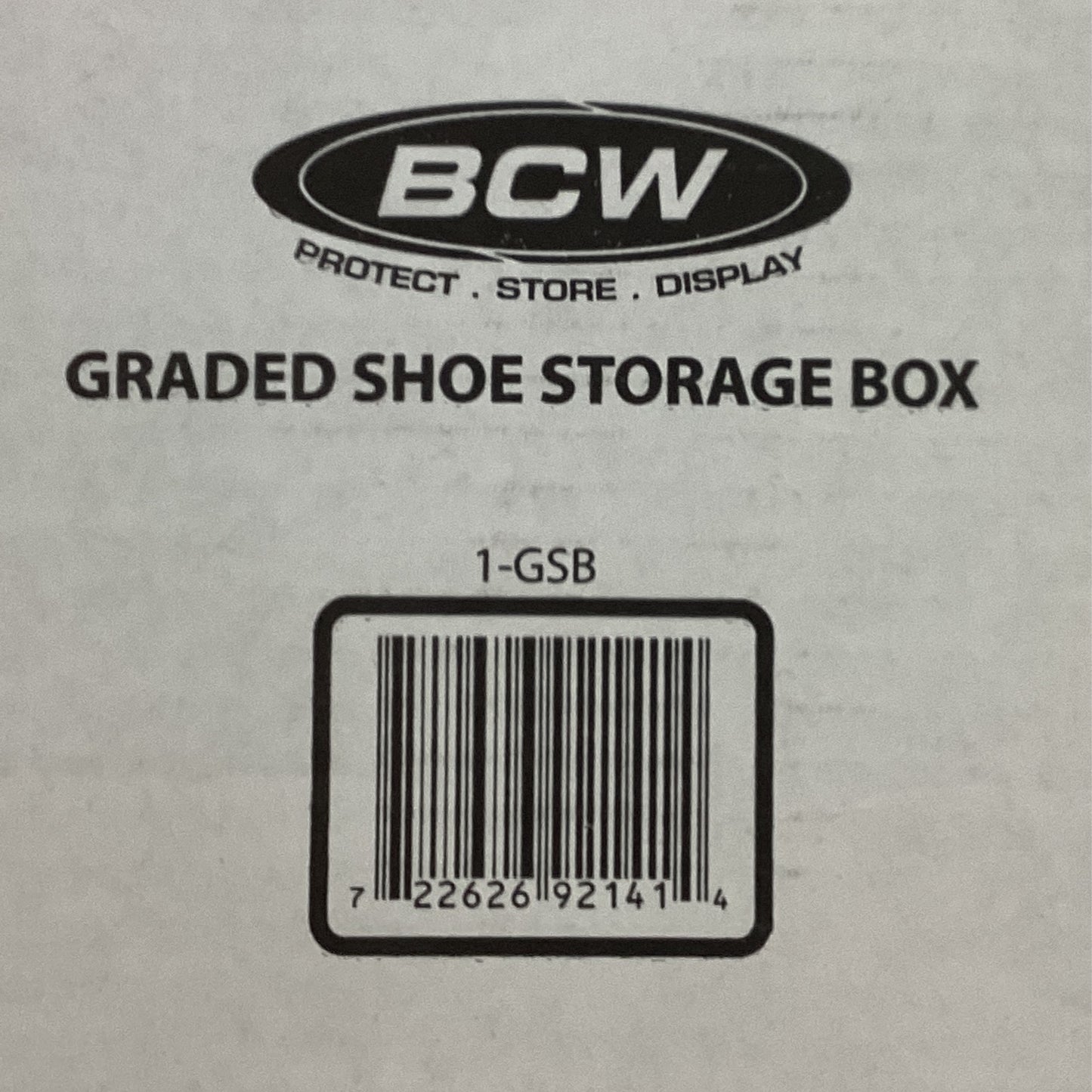 BCW Graded Shoe Storage Box