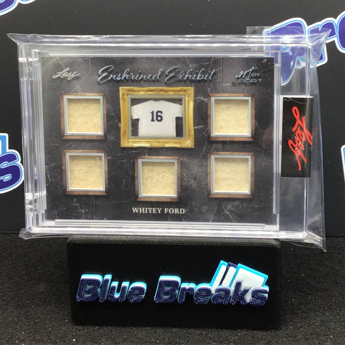 2021 Leaf Art of the Sport Enshrined Exhibit Whitey Ford 1/2 #EE-31 Yankees