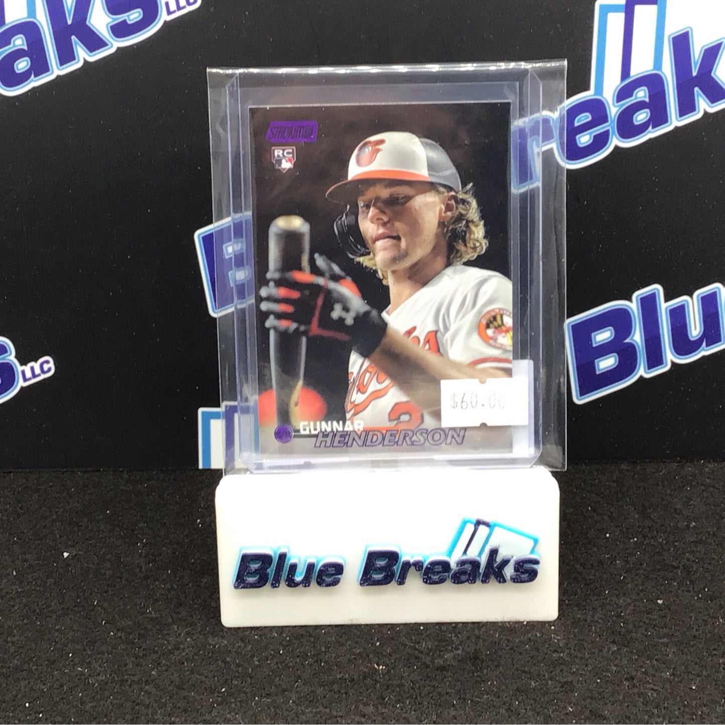 2023 Topps Stadium Club purple Gunnar Henderson 53/75 RC #19 Orioles