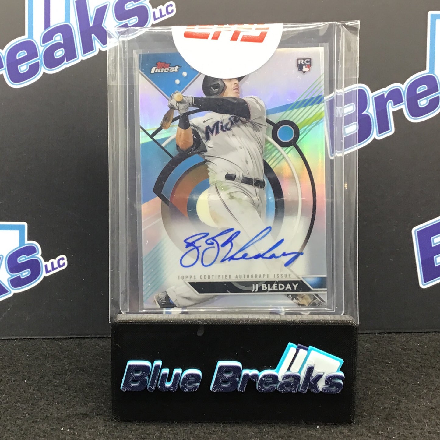 2023 Topps - Finest - JJ Bleday - Autograph - Miami Marlins - FA-JB