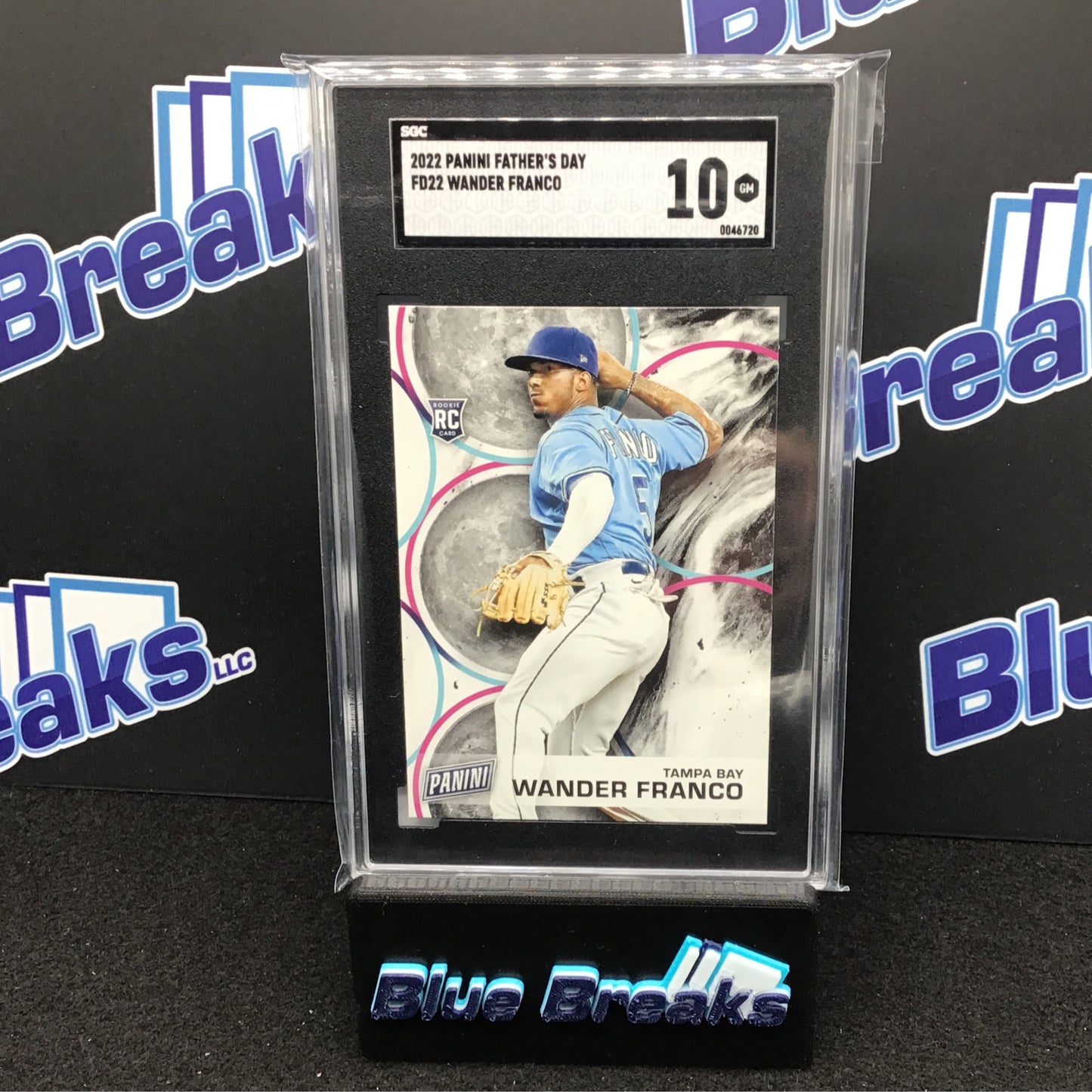 2022 Panini Father's Day Wander Franco RC #FD22 SGC 10 Rays