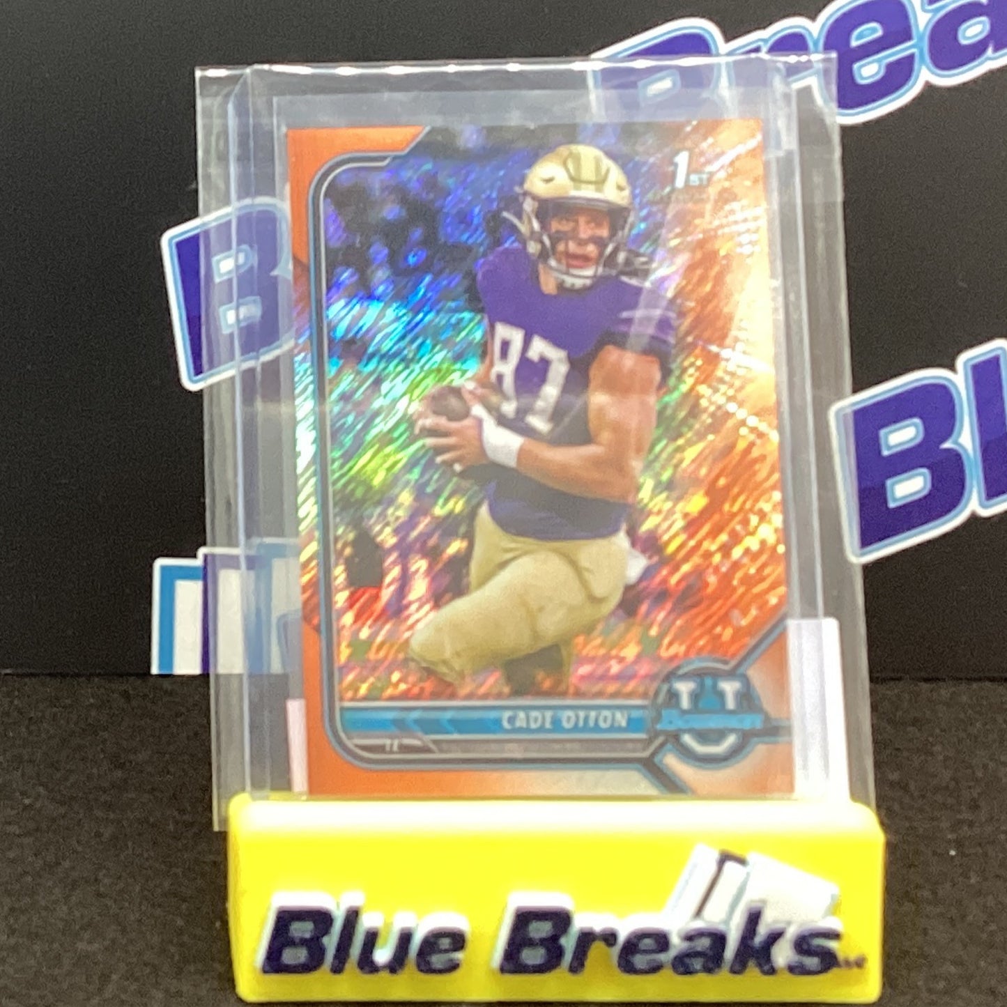 2022 Topps Bowman U Bowman 1st Orange Cade Otton 14/25 75