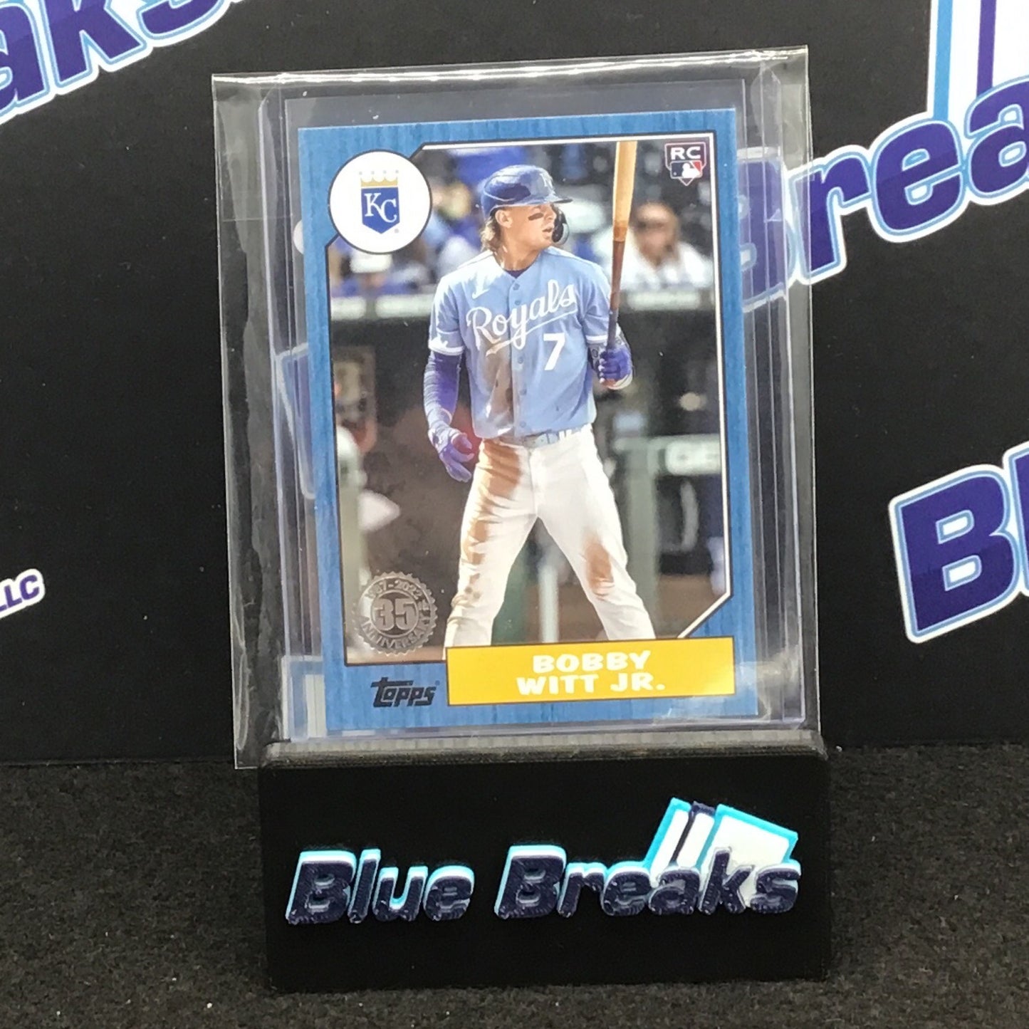 2022 Topps - Bobby Witt Jr - #87TBU-7 - 35th Anniversary - Kansas City Royals - Rookie