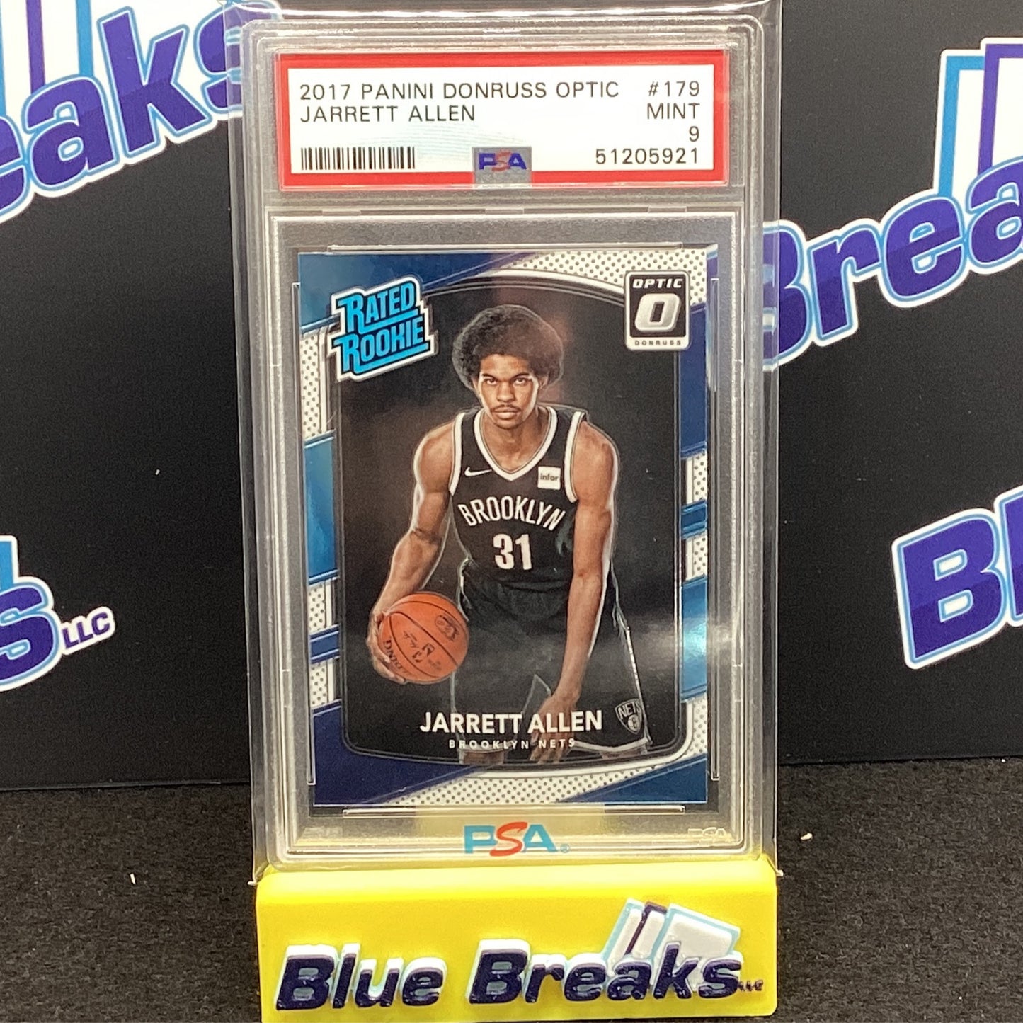 2017 Panini Donruss Optic - Jarrett Allen - Brooklyn Nets - #179 - PSA 9