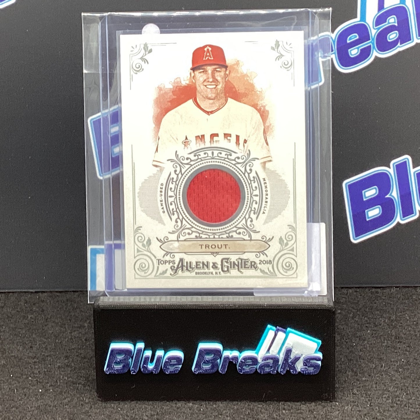 2018 Topps Allen & Ginter Mike Trout relic #FSRB-MT Angels