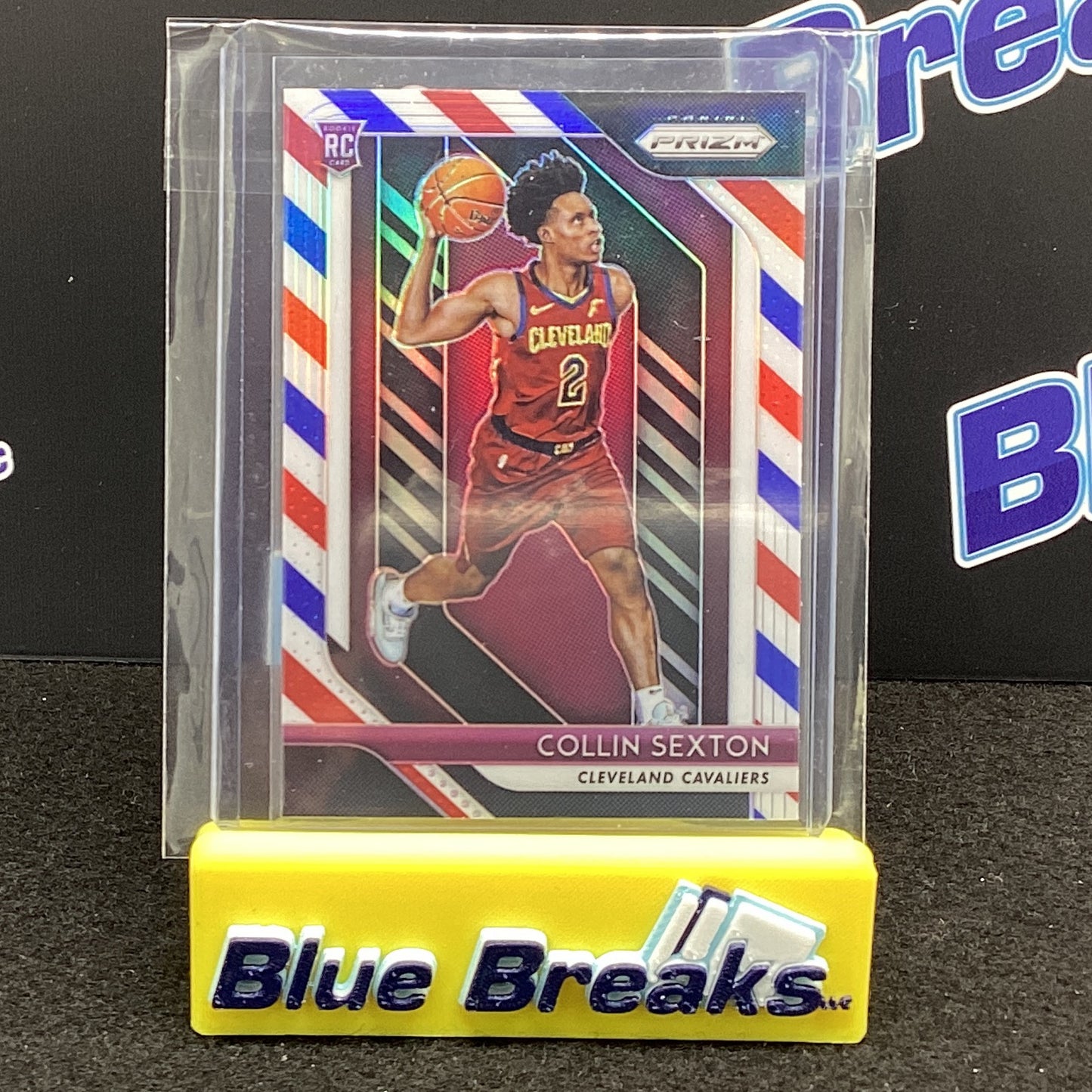 2018-19 Panini Prizm Red White & Blue Prizm Collin Sexton #170 Rookie RC
