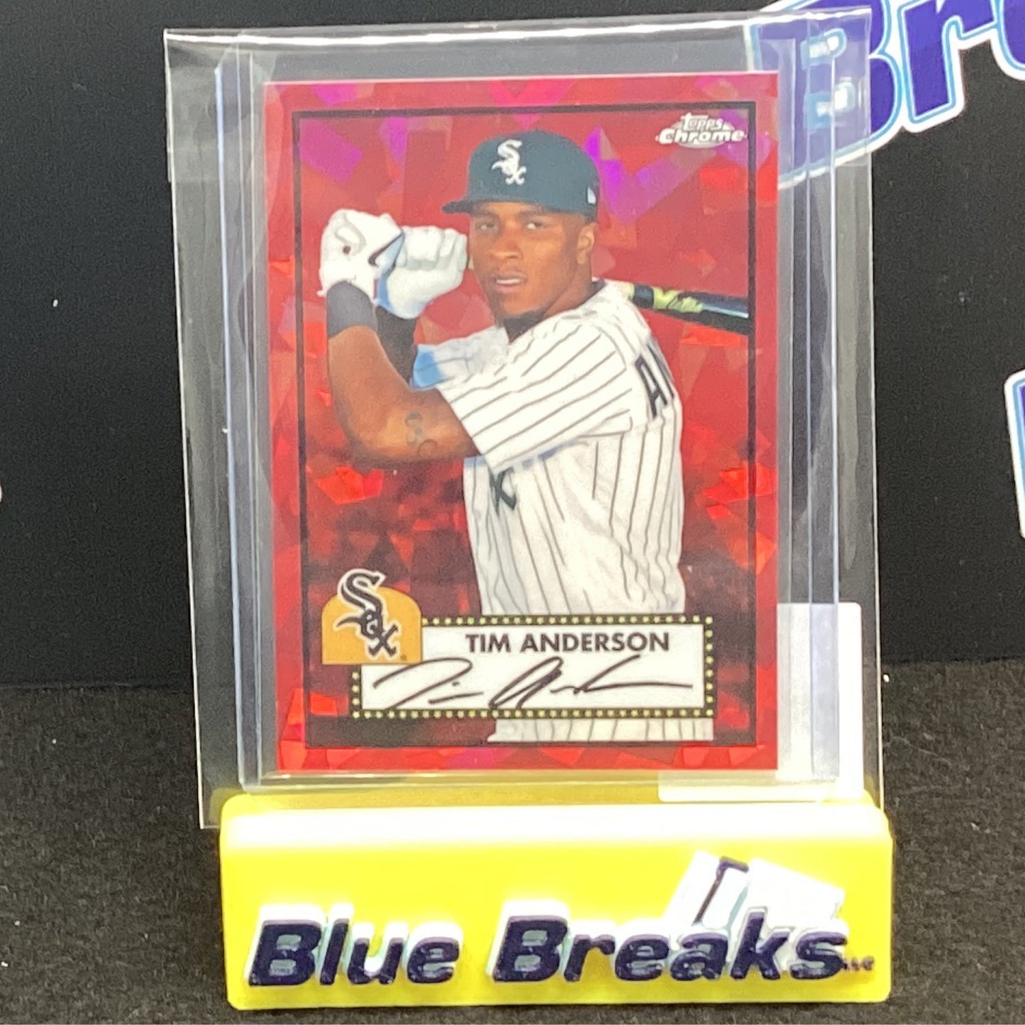 2021 Topps Chrome Red Atomic Tim Anderson 068/100