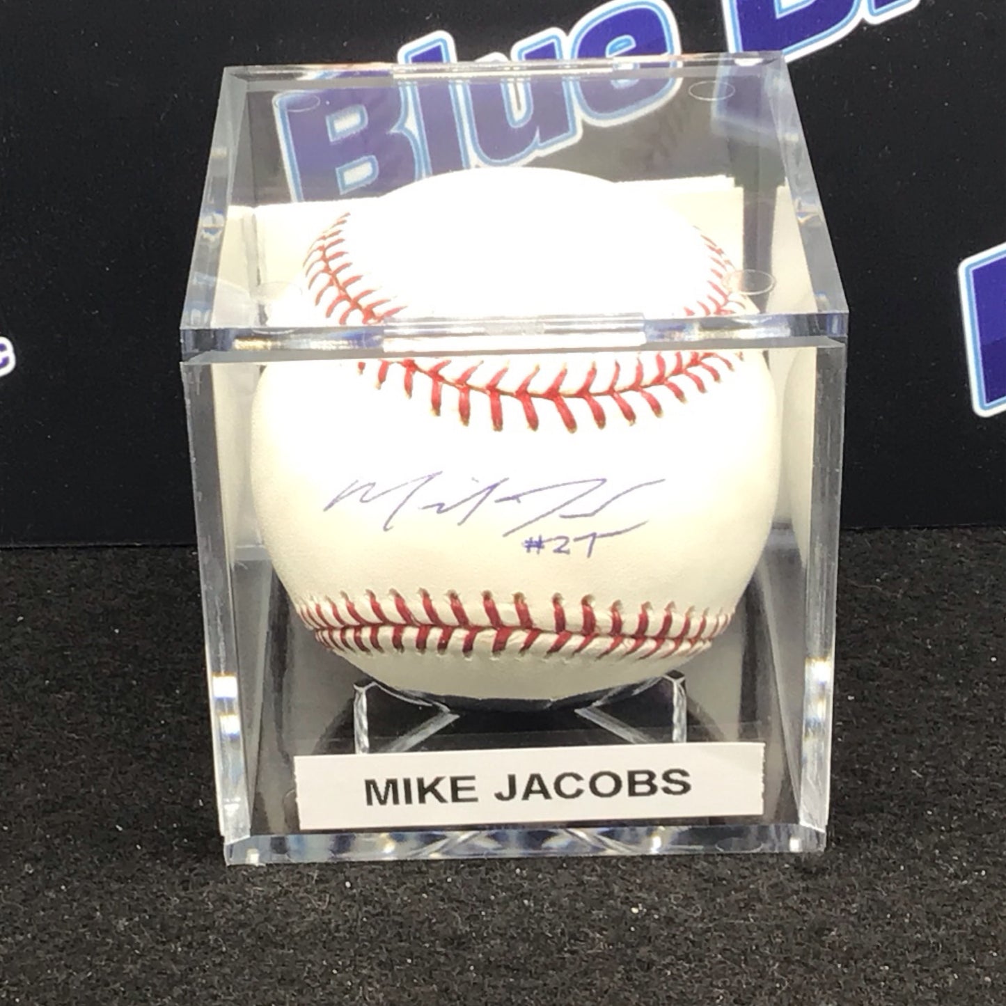 Mike Jacobs - New York Yankees - Signed Baseball - Double Play Authentic